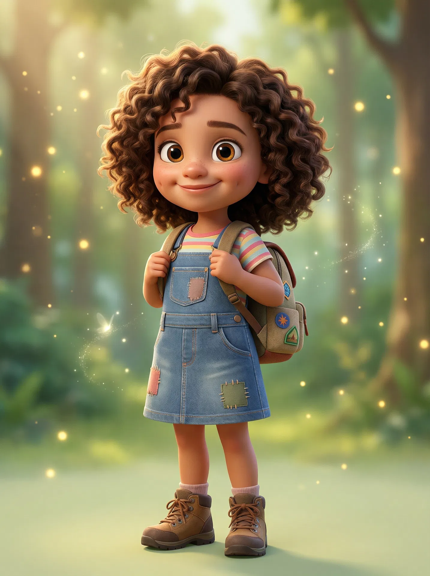 Mia's Pixar transformation - Adventure theme