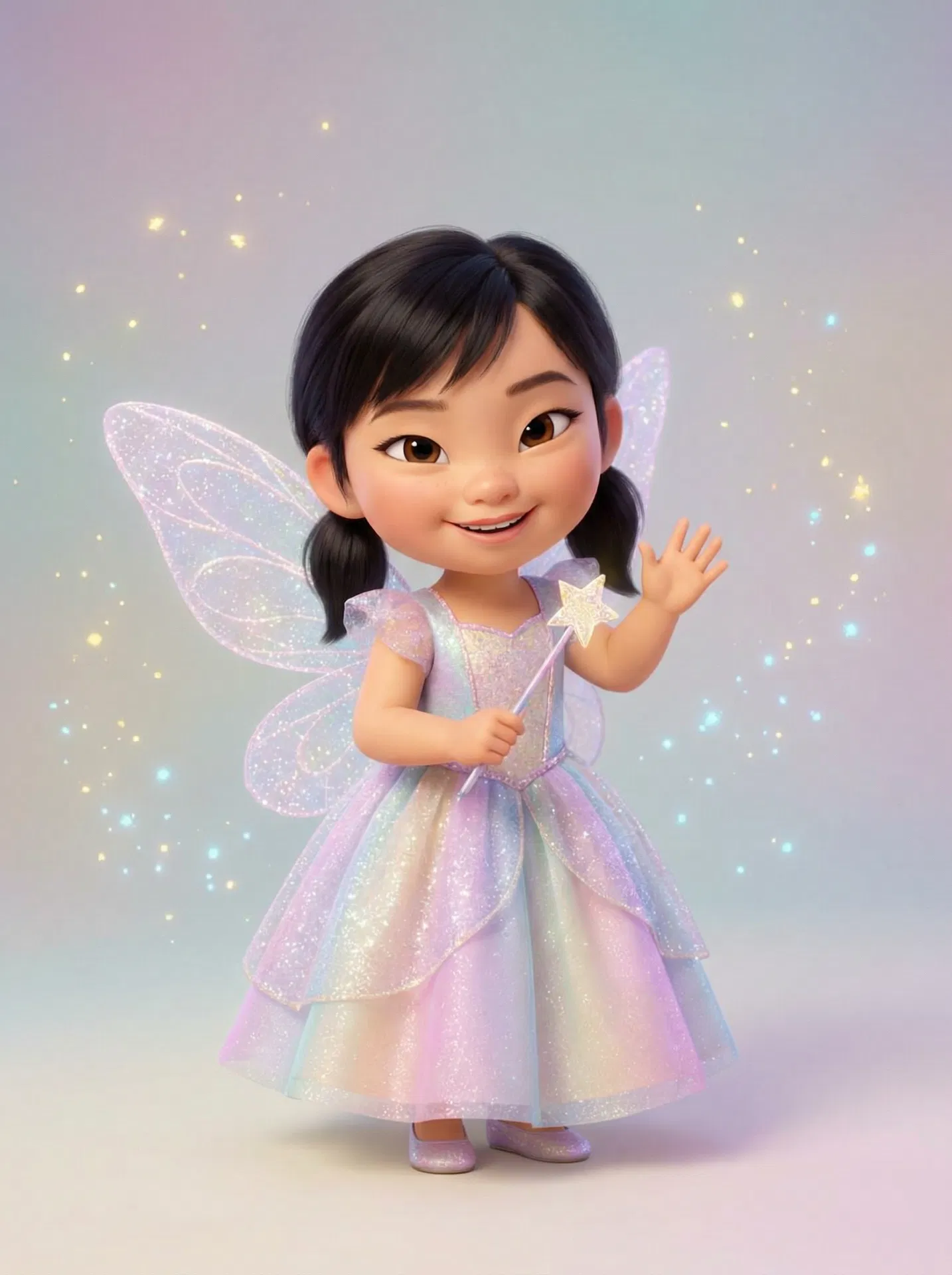 Lily's Pixar transformation - Fairy Tale theme