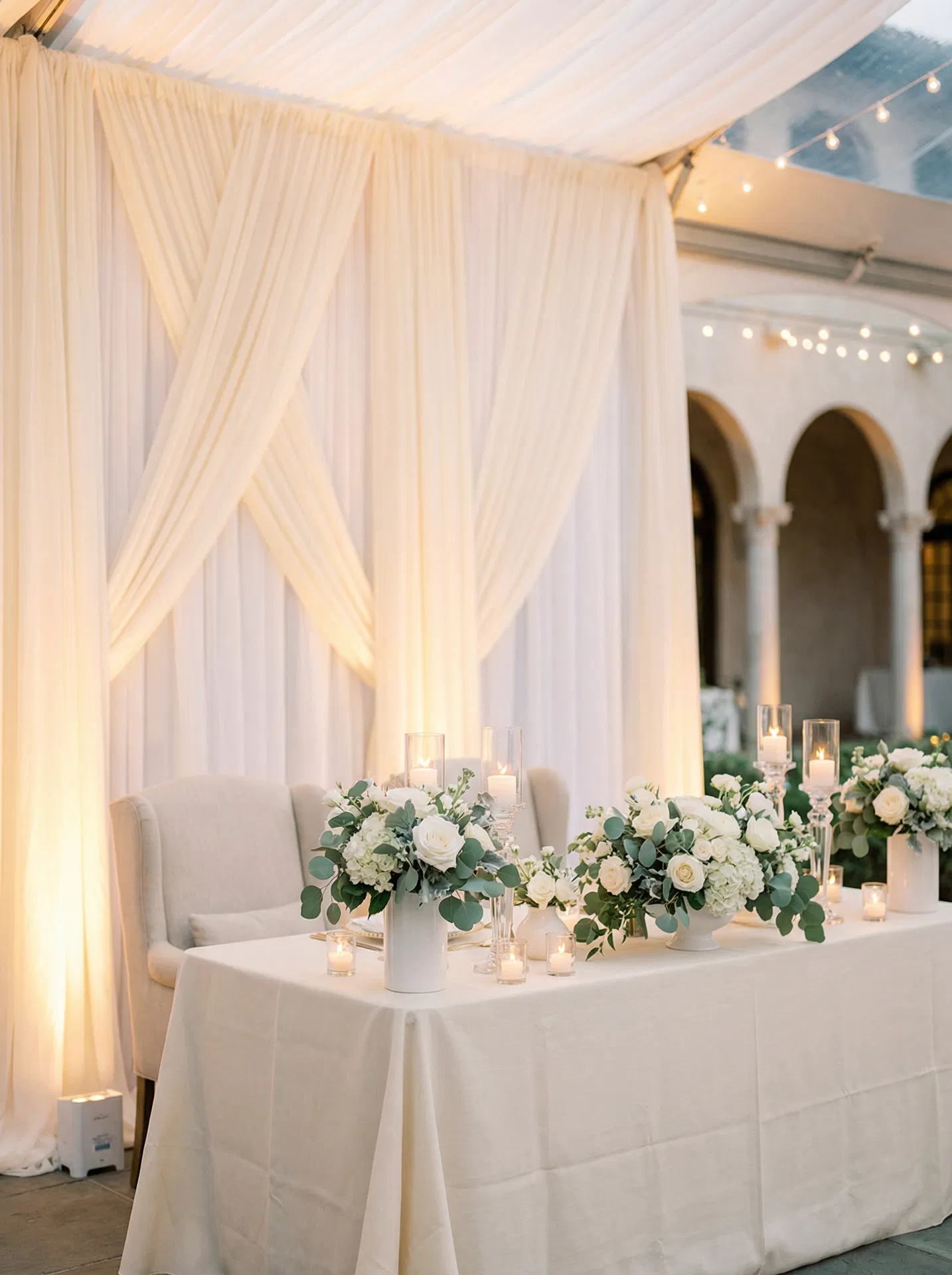 Custom draping installation