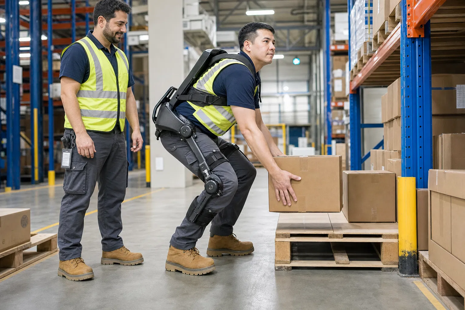Reducing Workplace Back Injuries with Exoskeleton Technology