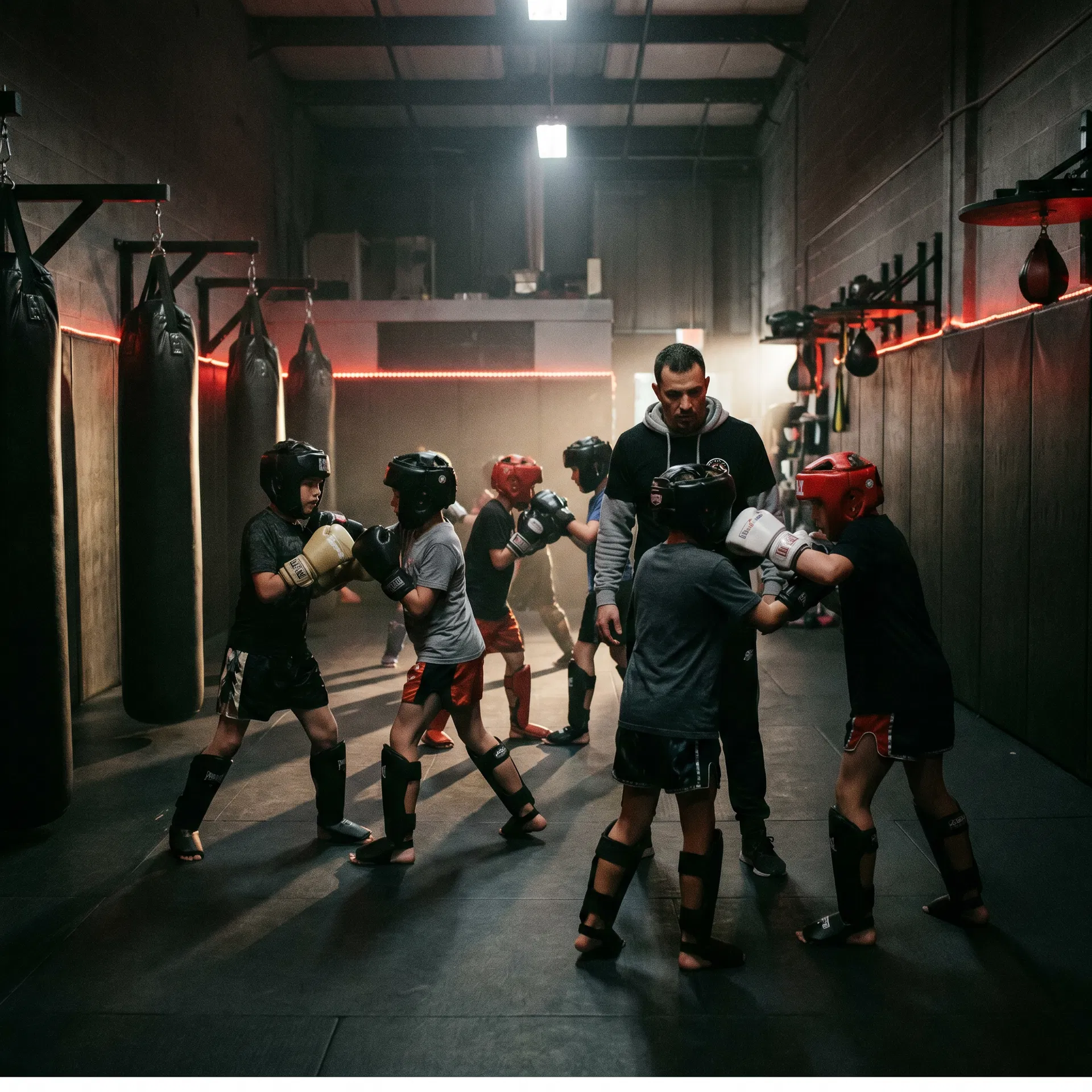 Barn MMA-träning på Nexus Stockholm i Alvik