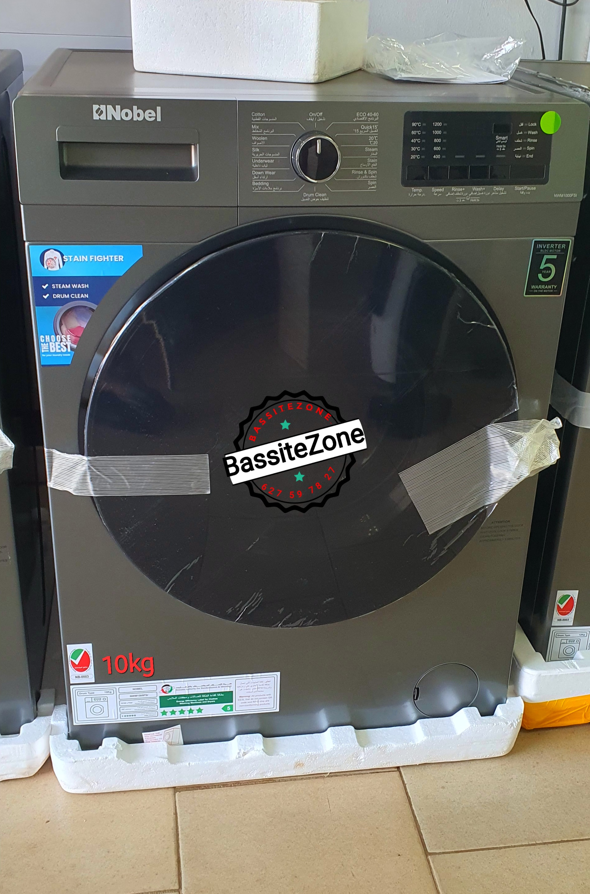 Lave-linge Automatique Nobel 10kg