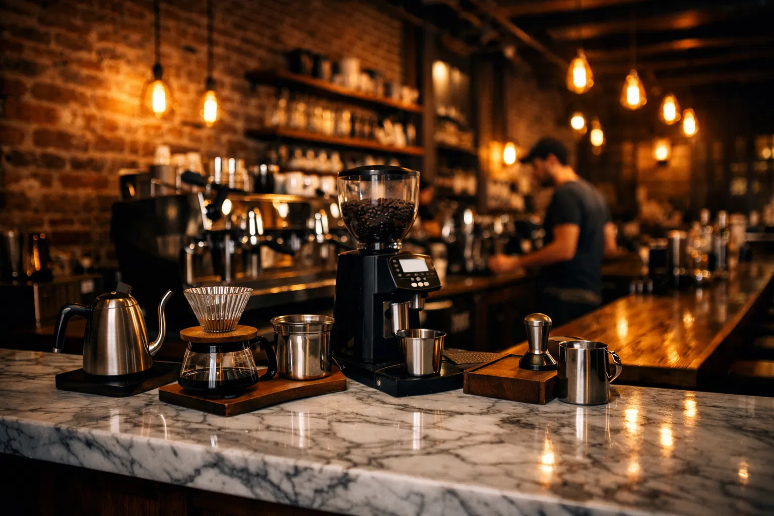 Coffee shop interior