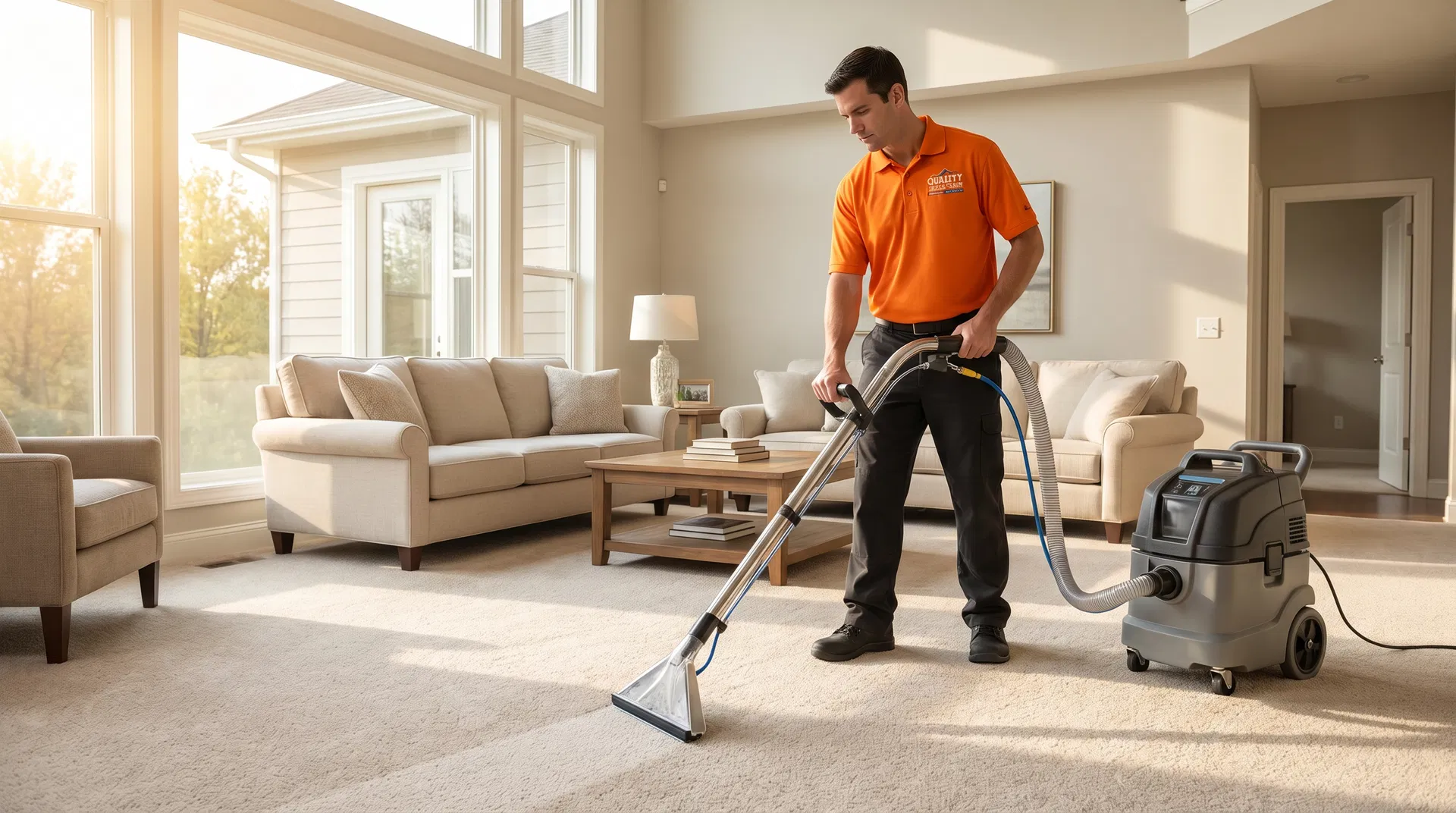 Professional carpet cleaning