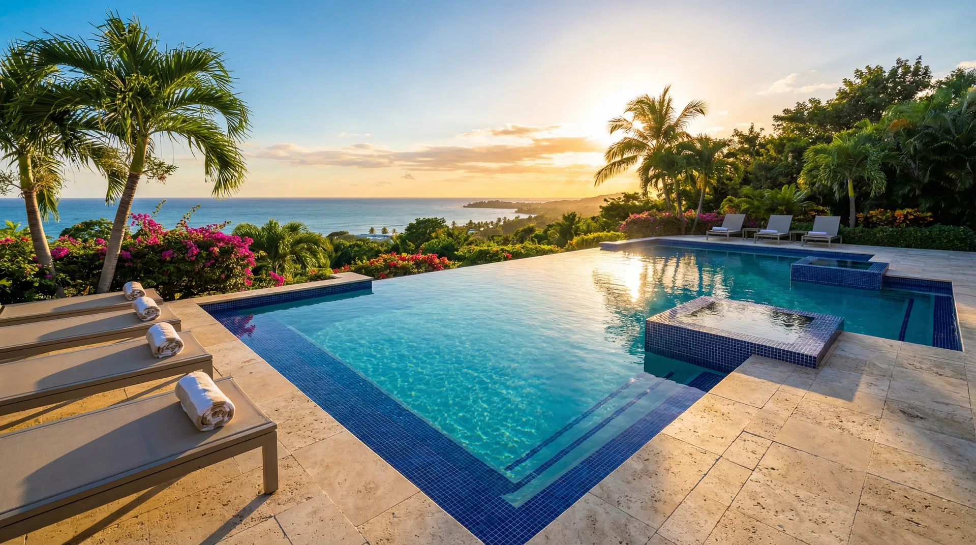 Piscina de lujo en Puerto Rico
