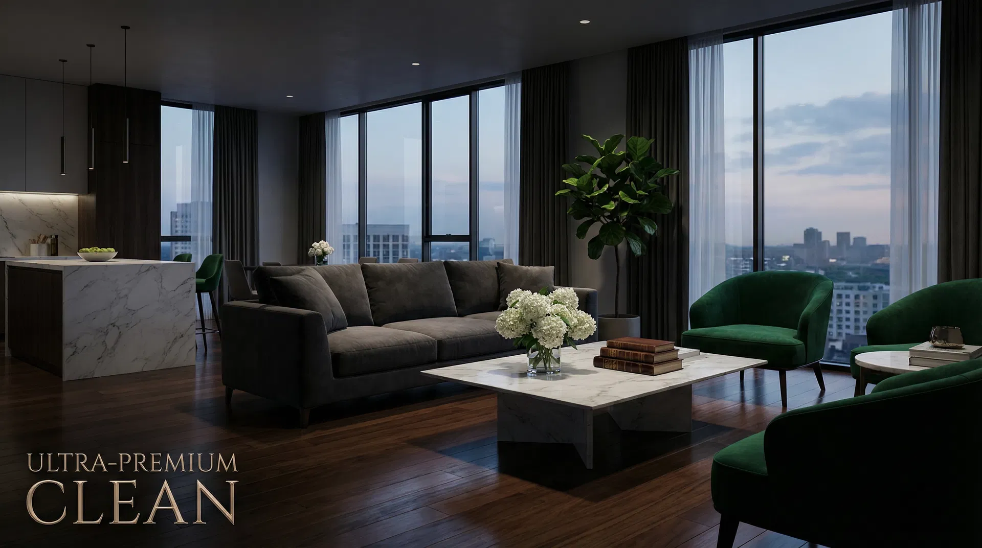 Pristine luxury interior