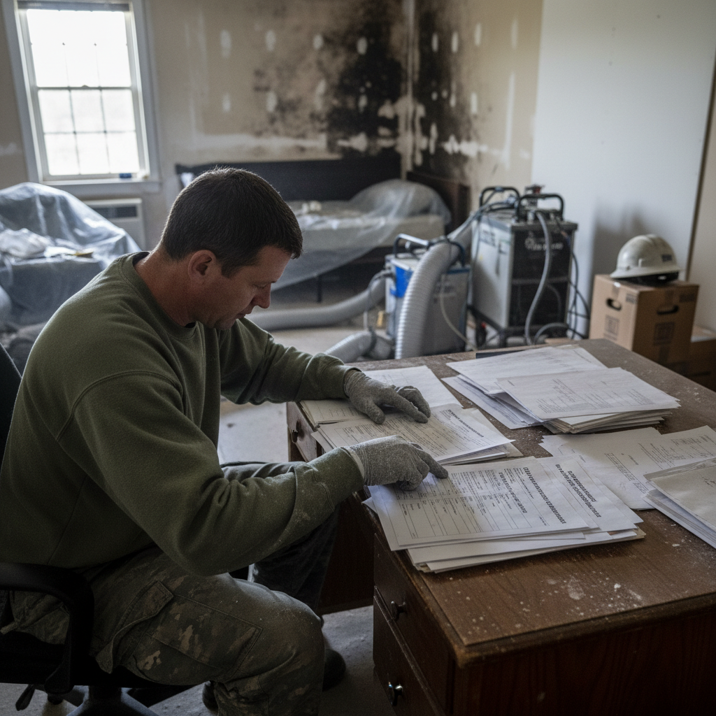 Bill Report Urges Mold Task Force Expertise for Military Family Housing