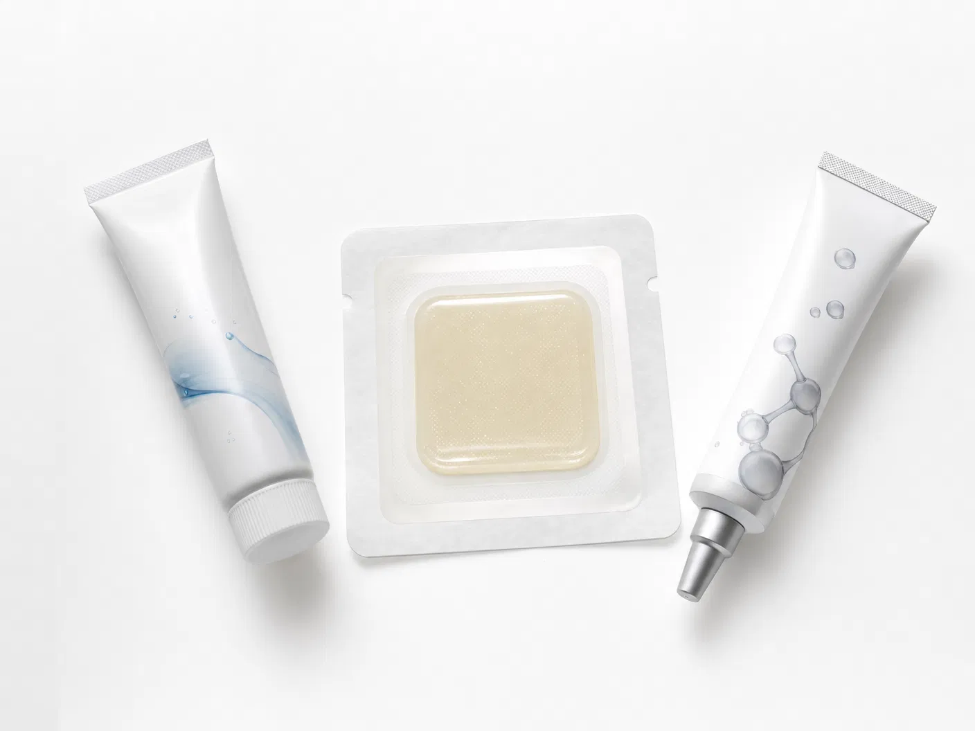 Hydrogel wound care product types