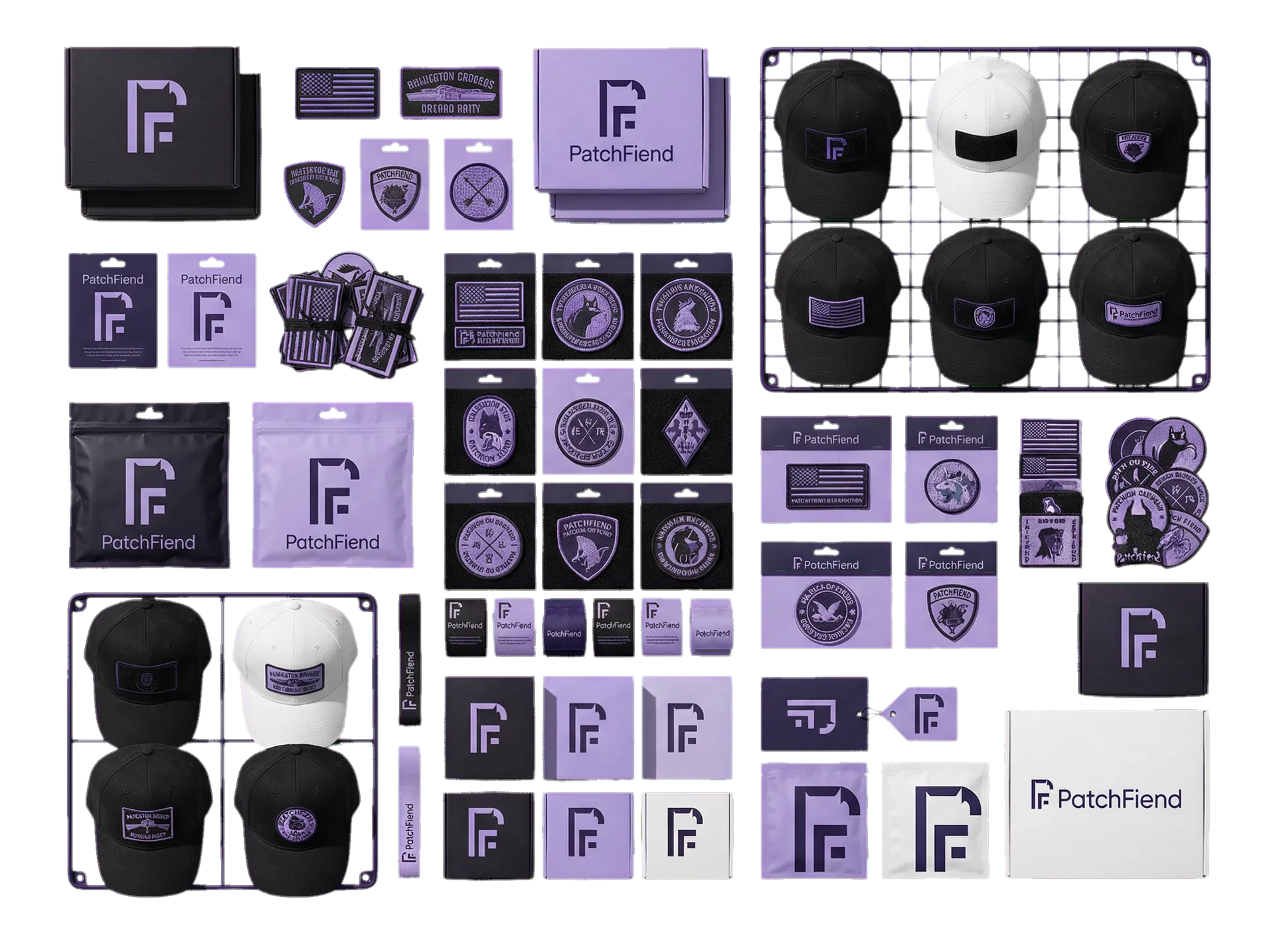 PatchFiend assortment overview