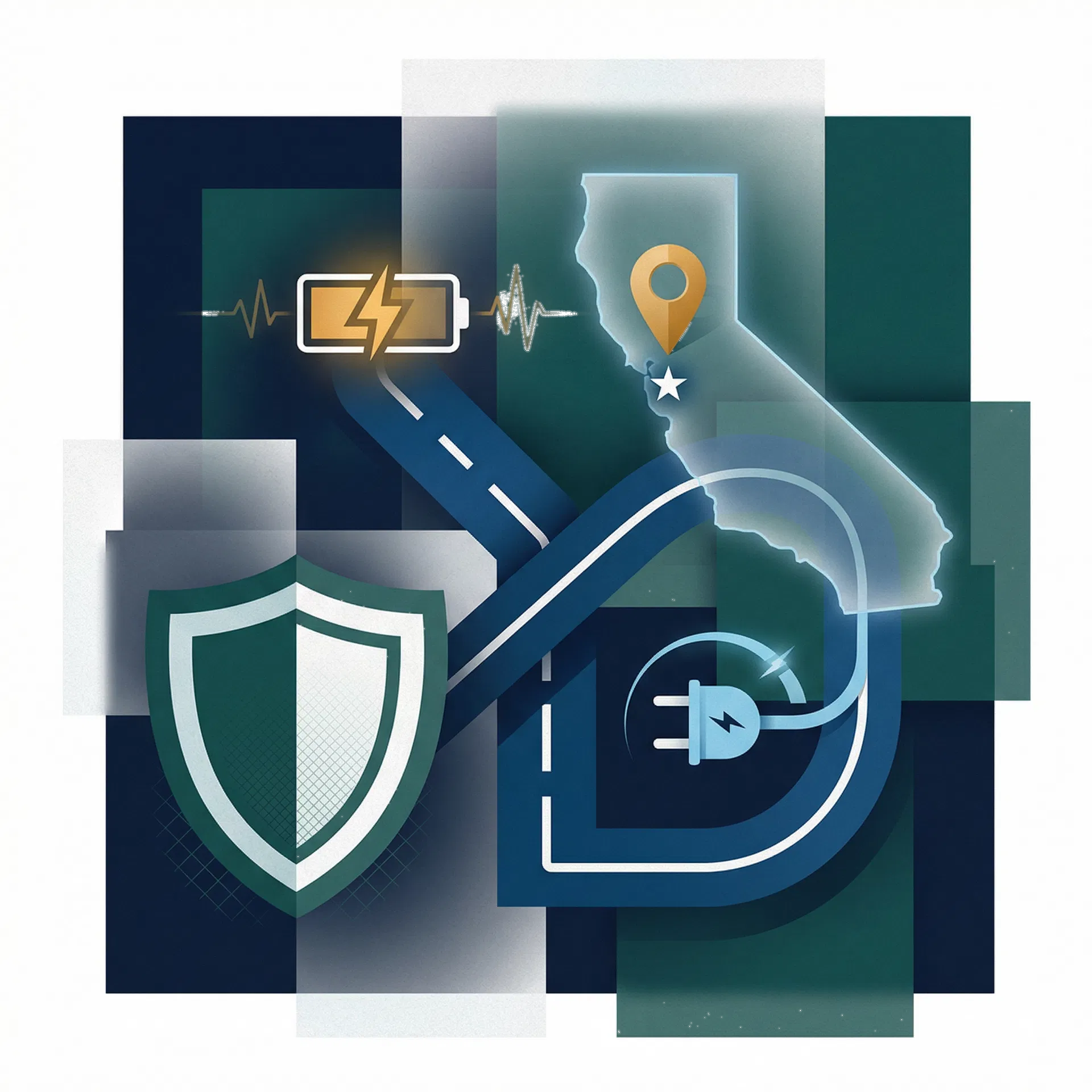 Safety and legal process illustration