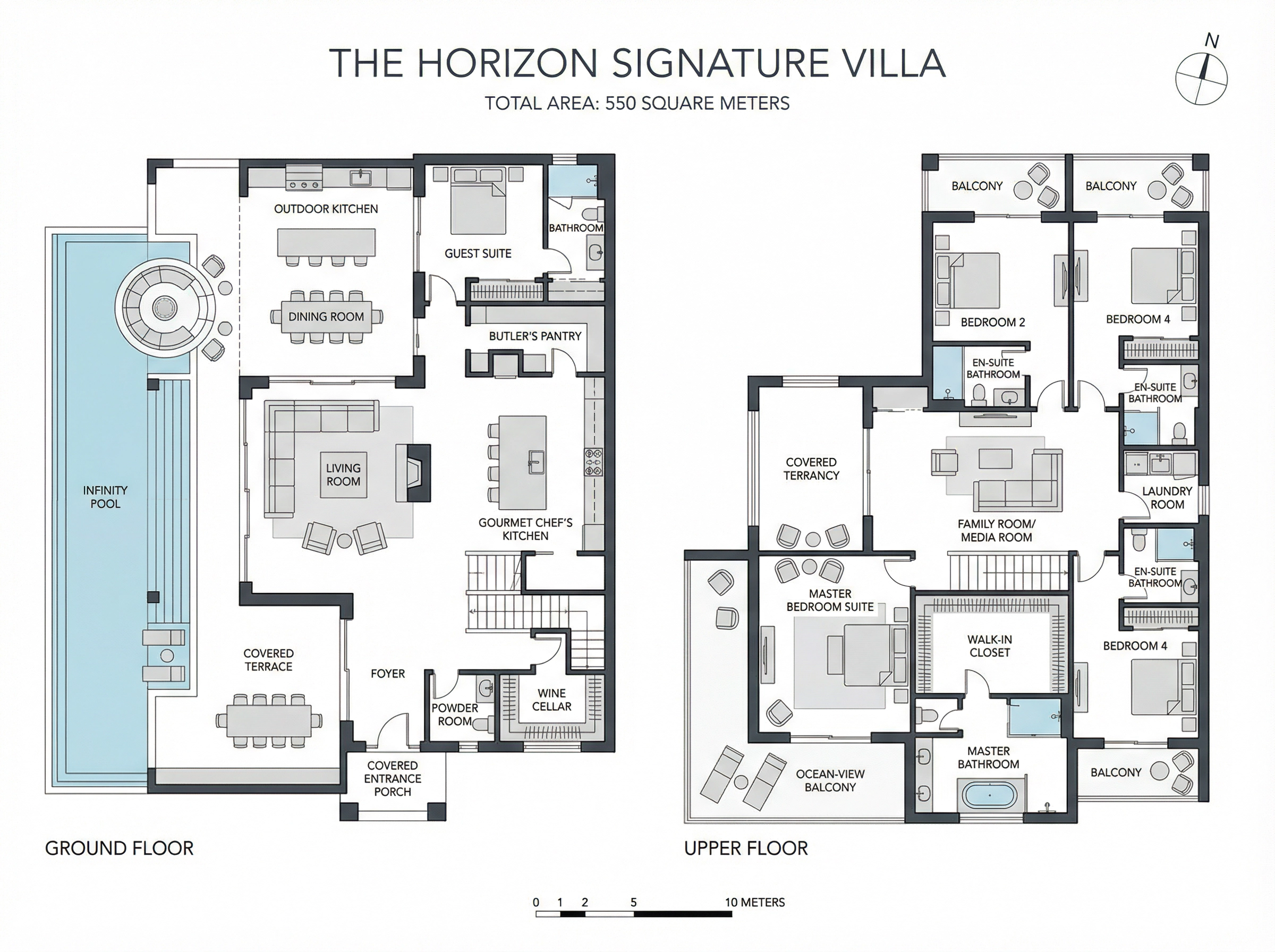 The Horizon Villa Floor Plan