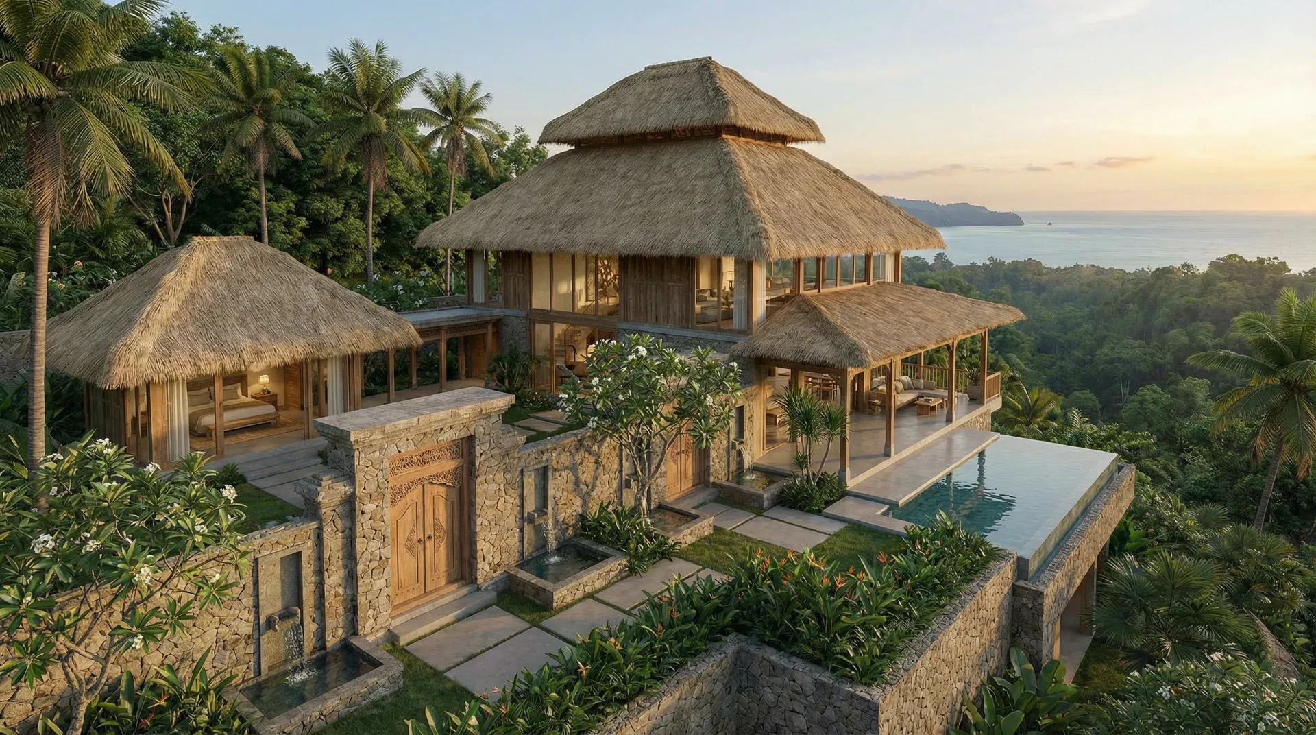 Three Bedroom Grand Joglo Estate at Vista Verde, Golfito