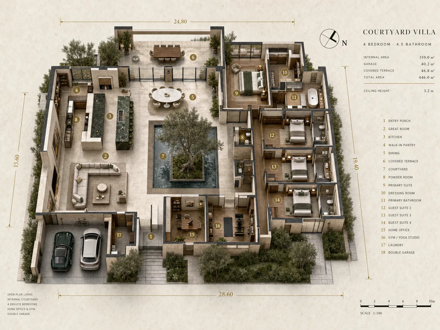 Courtyard Villa