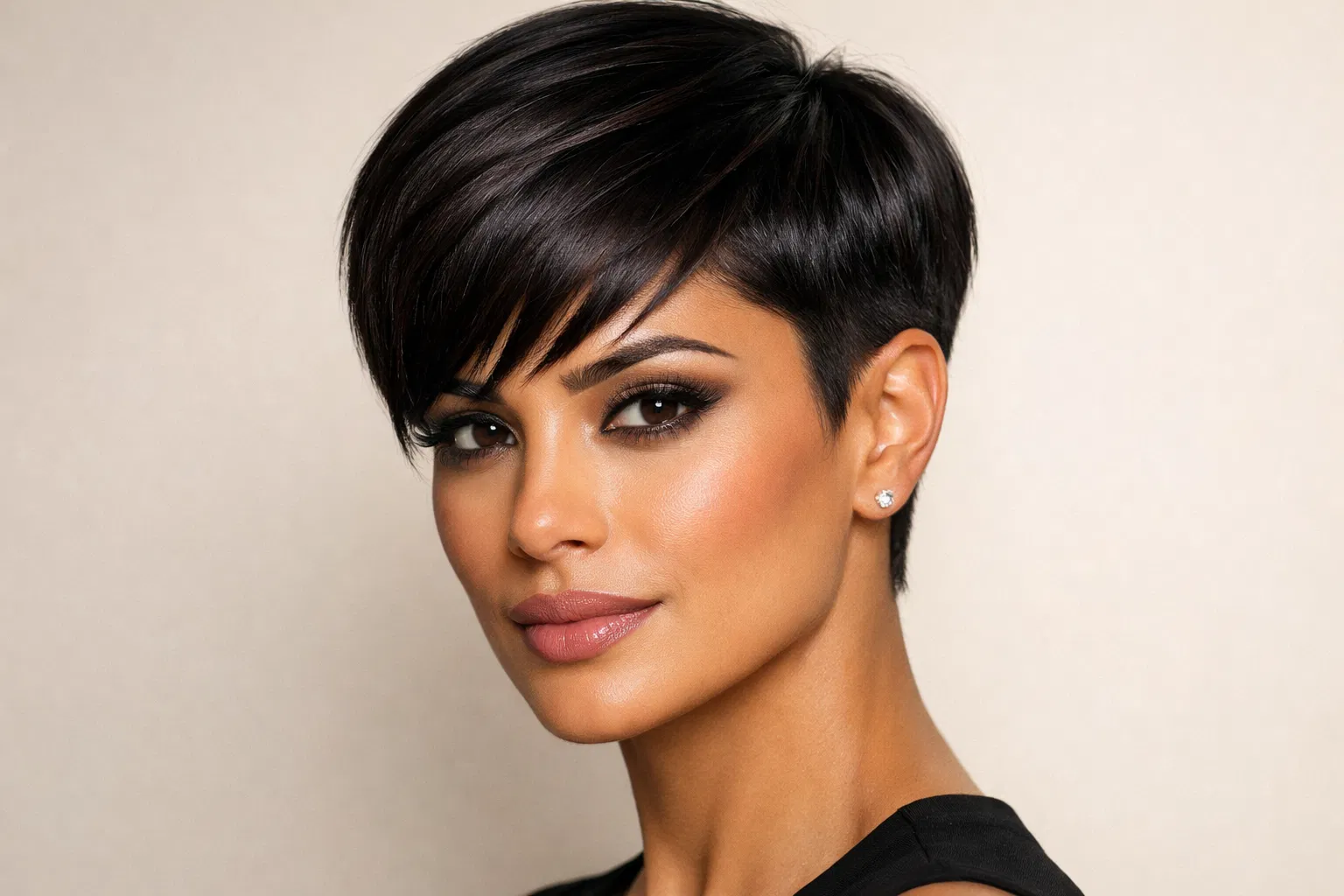 Professional pixie cut