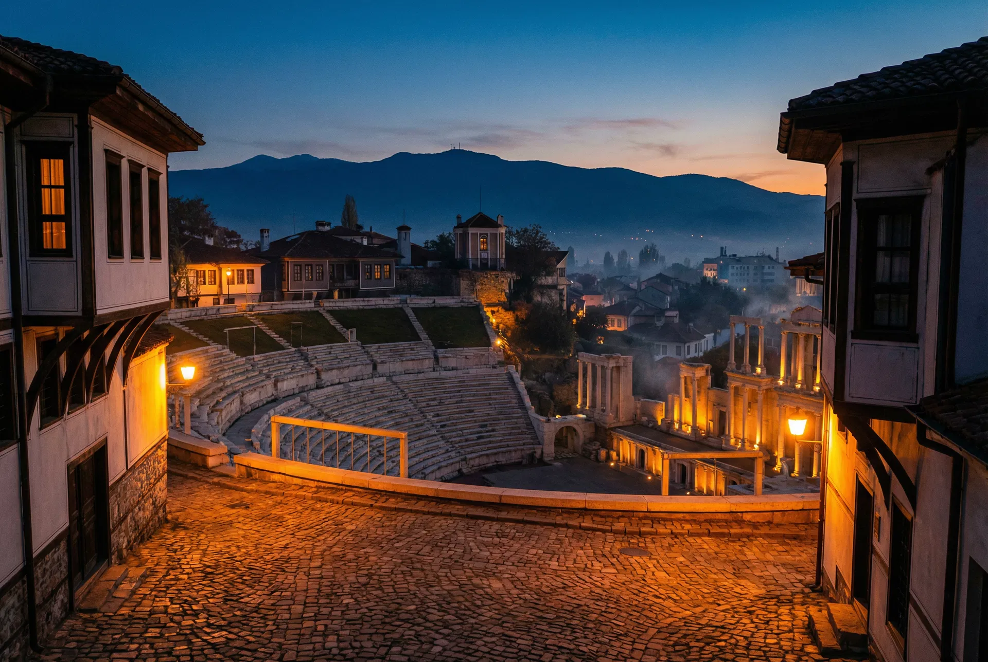 Plovdiv old town — one of Europe's oldest continuously inhabited cities