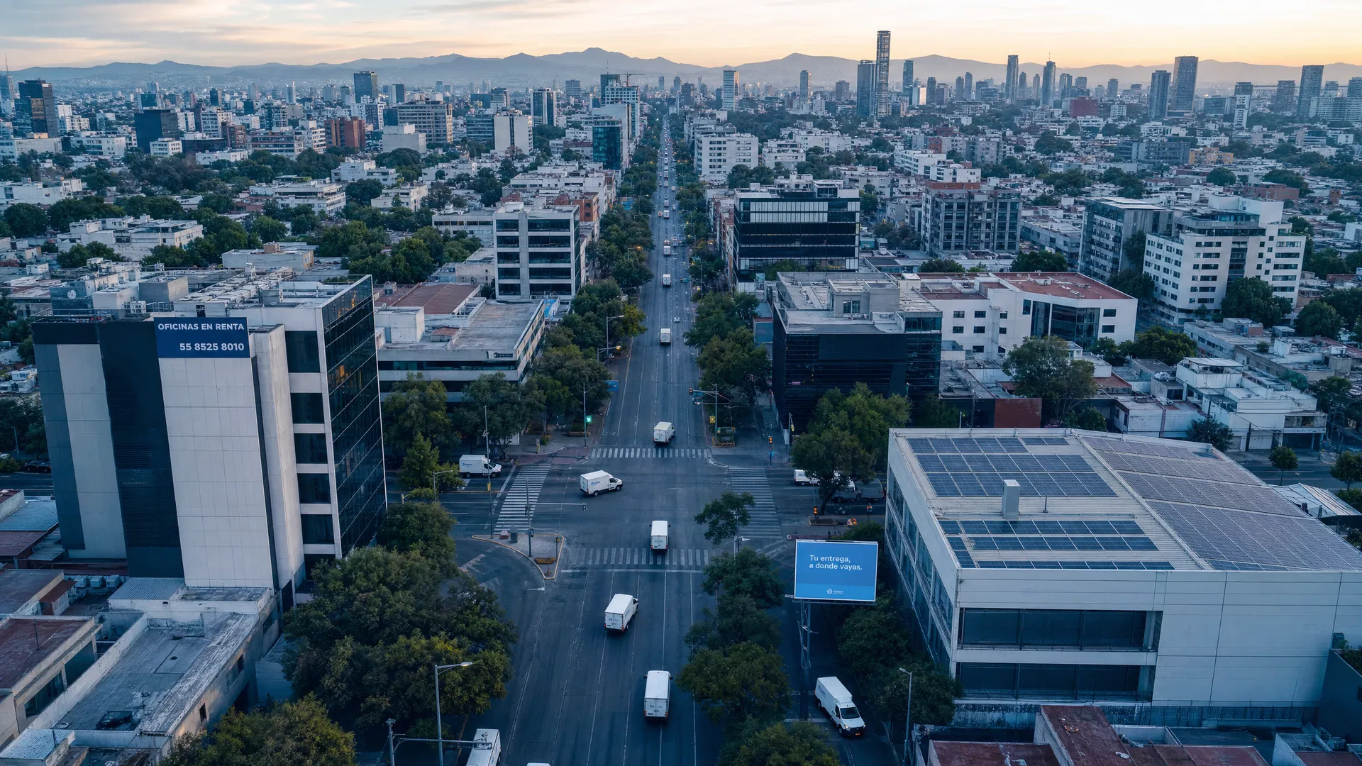 Cobertura logística en ciudades de México