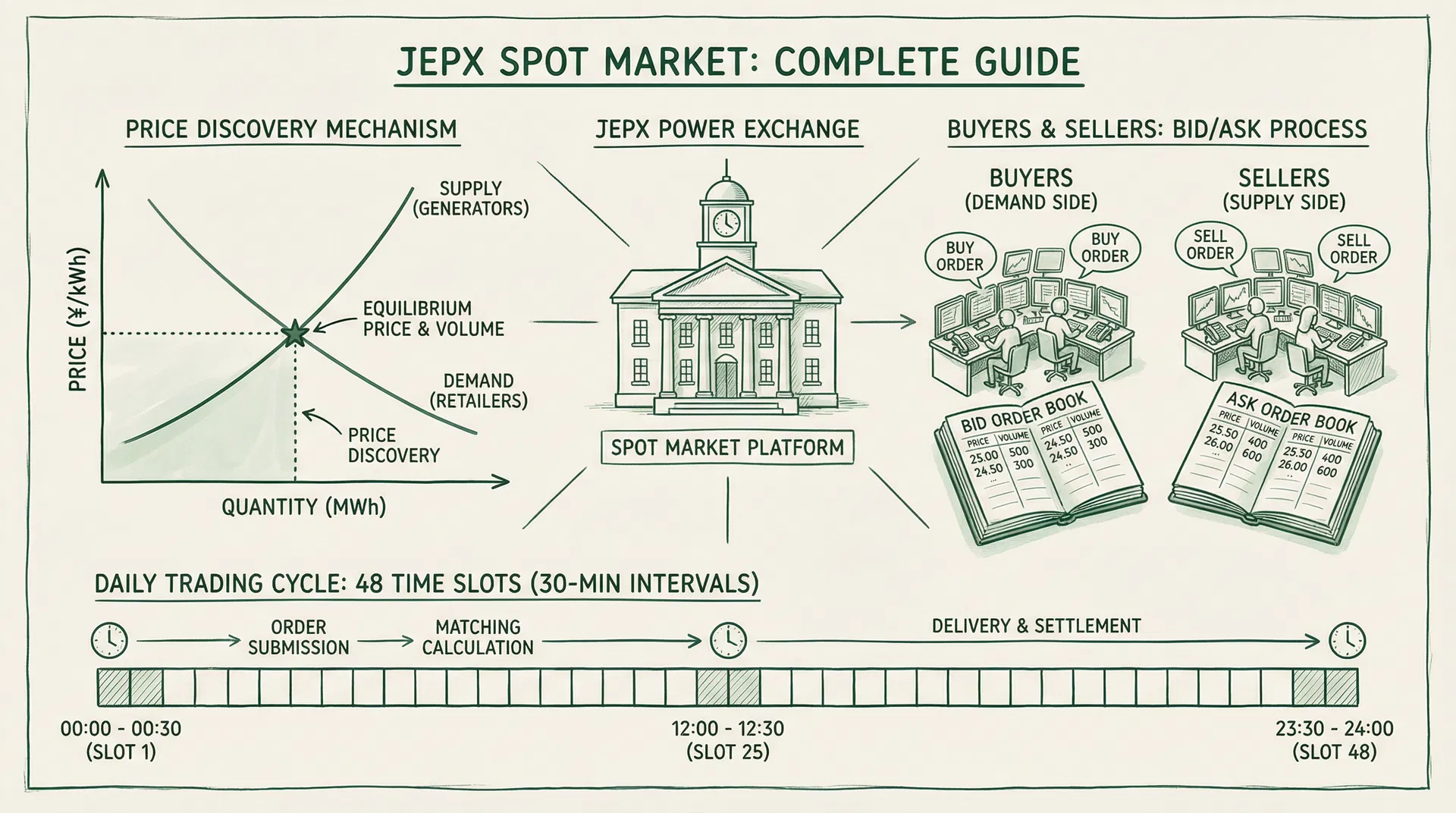 JEPX Spot Market Complete Guide: From Beginner to Advanced