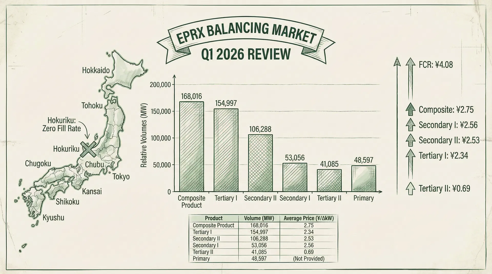 EPRX Balancing Market Q1 2026 Review: Price Trends and Regional Analysis Across All Six Products