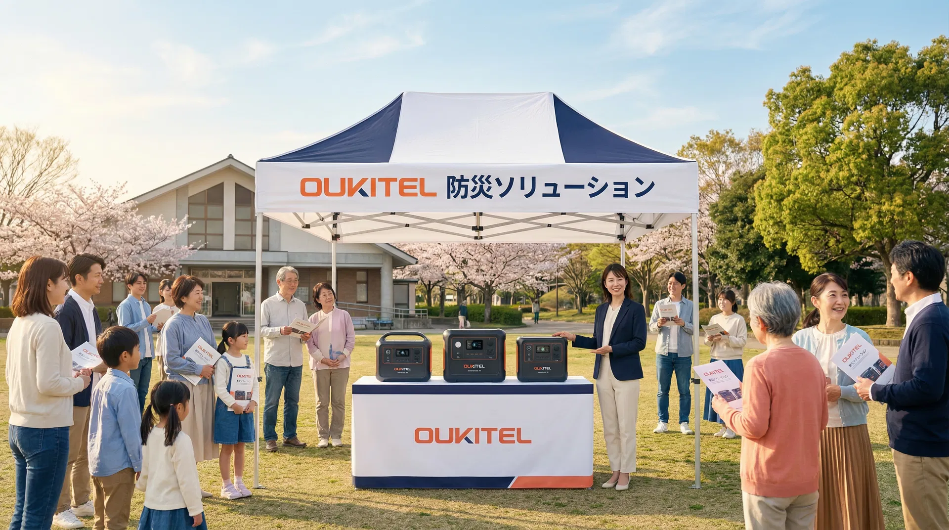 Oukitel 防灾路演模拟效果图