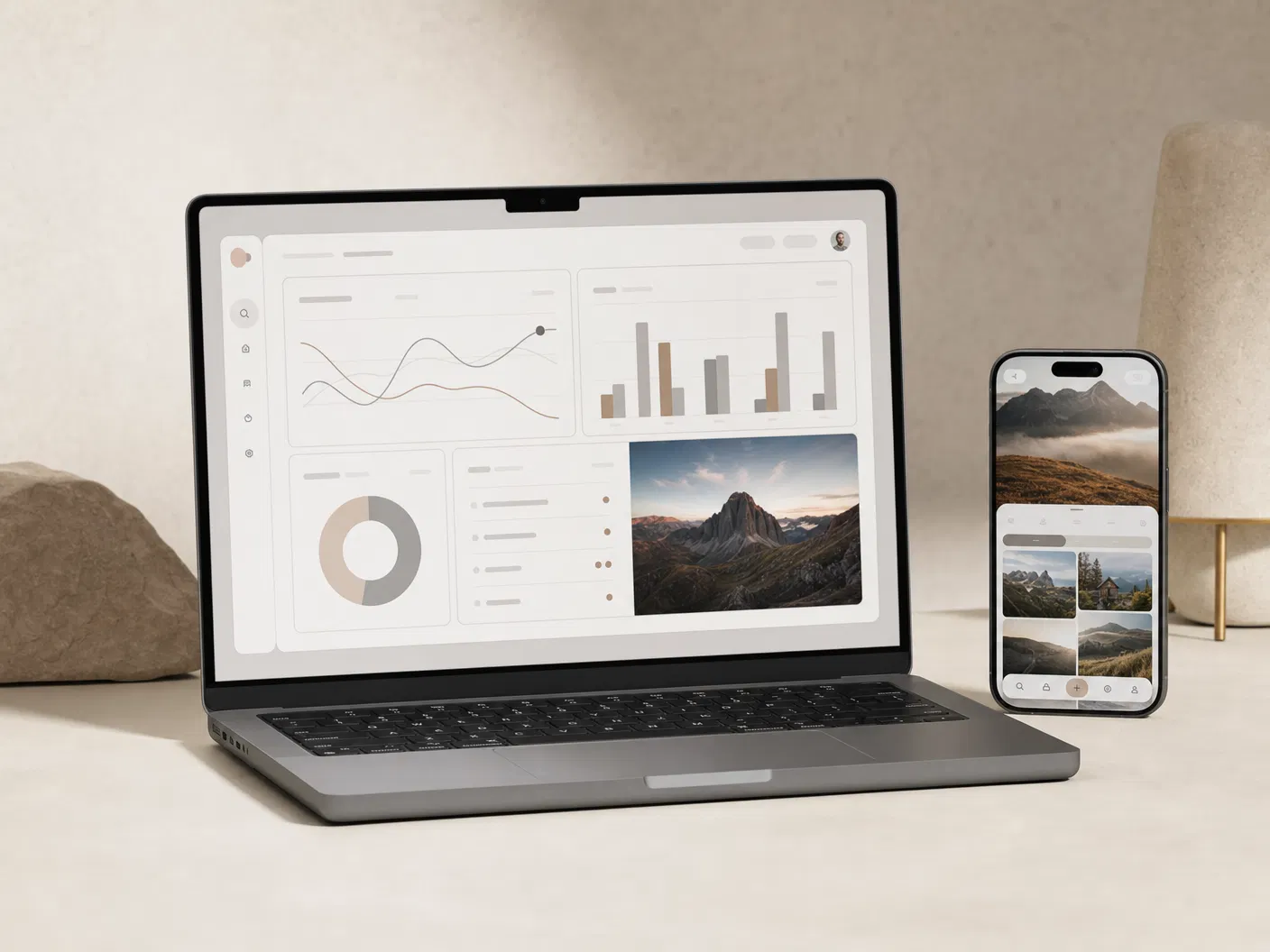 Product mockups