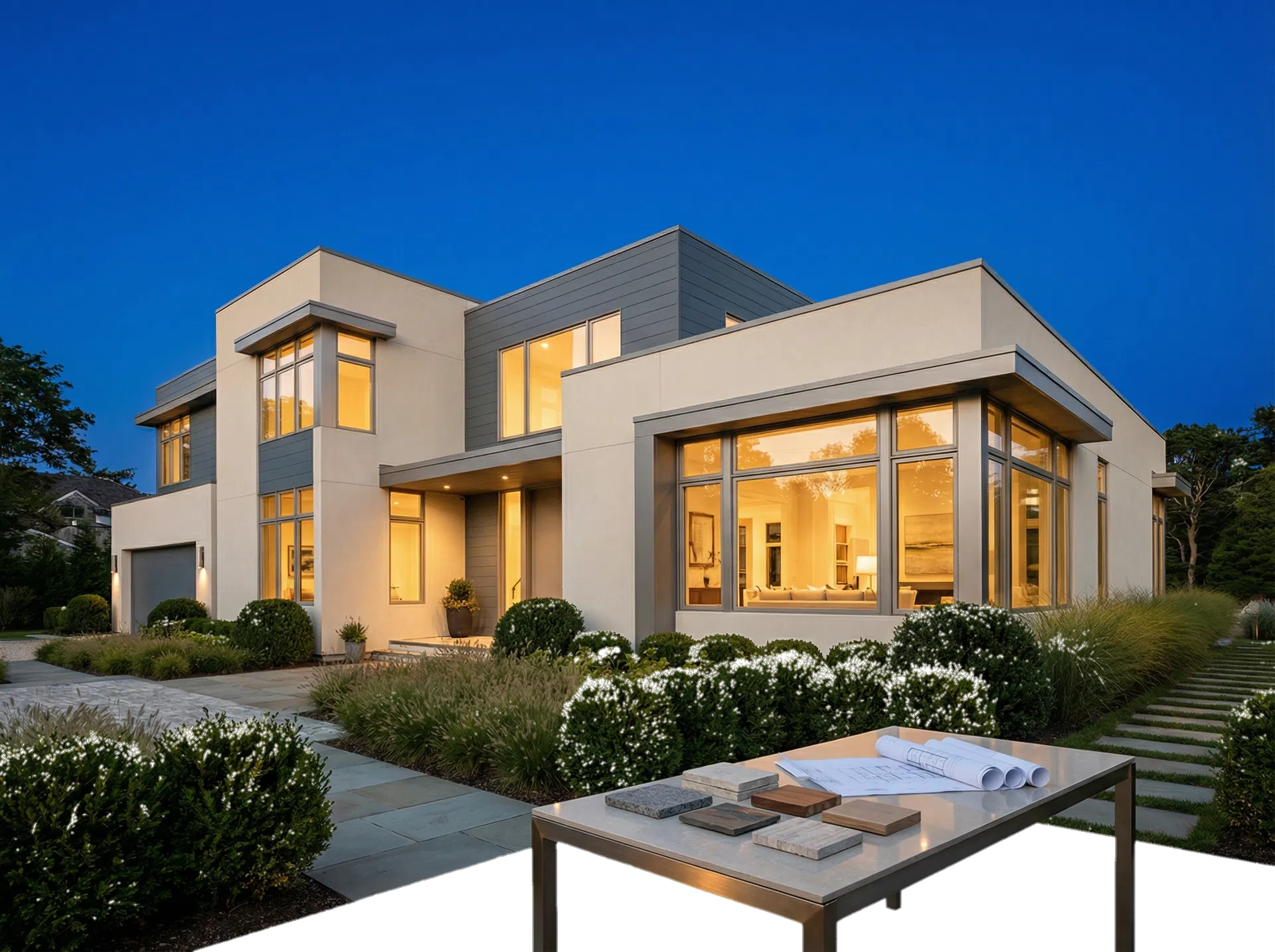 Premium Long Island residential construction project exterior