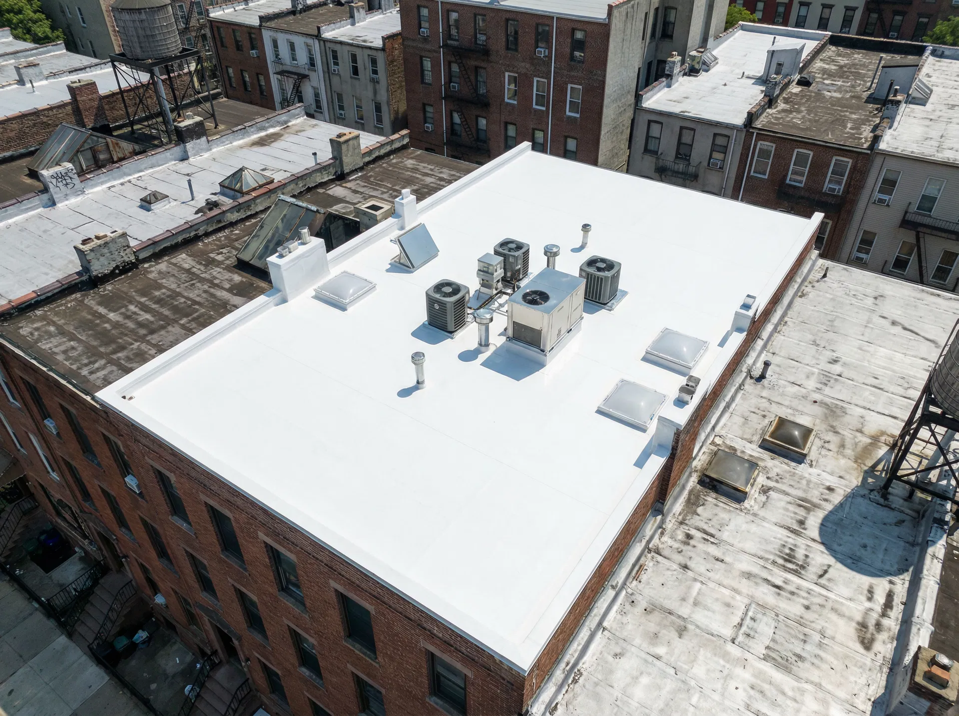 Flat roof installation NYC