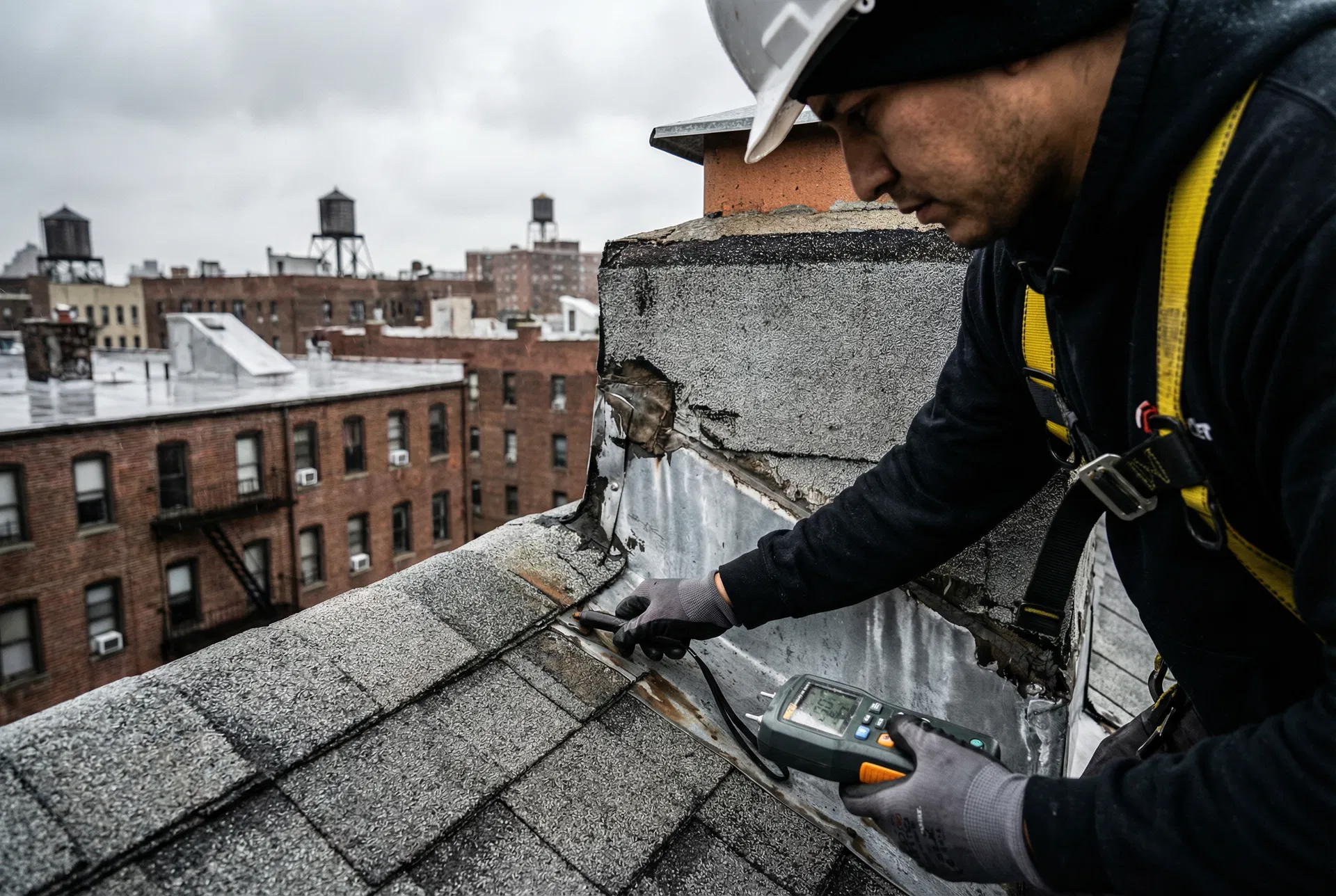 Leak detection roofing inspection Queens NY