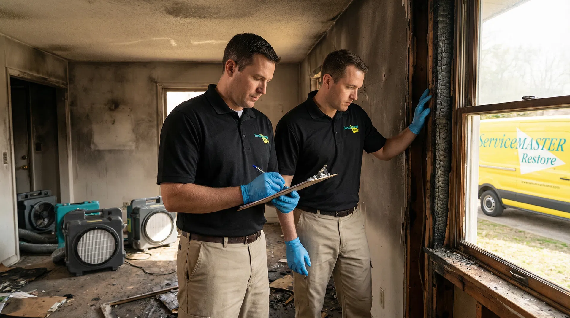 Fire and smoke damage restoration in the Brainerd Lakes Area by ServiceMaster Restore