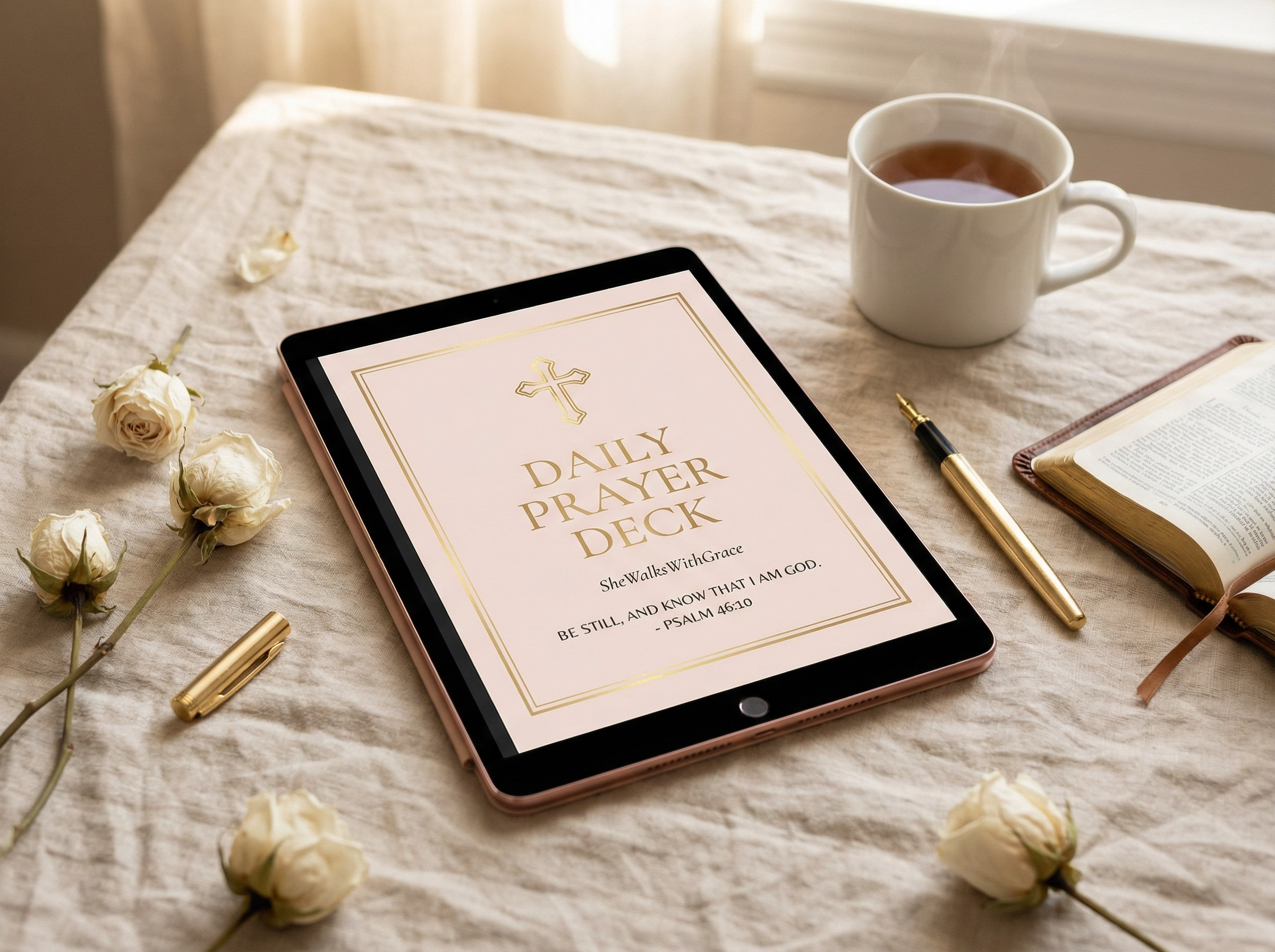 Daily Prayer Deck on iPad