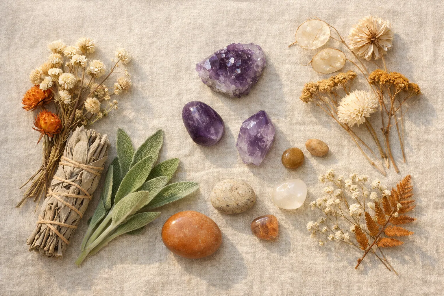 Léčivé byliny a krystaly