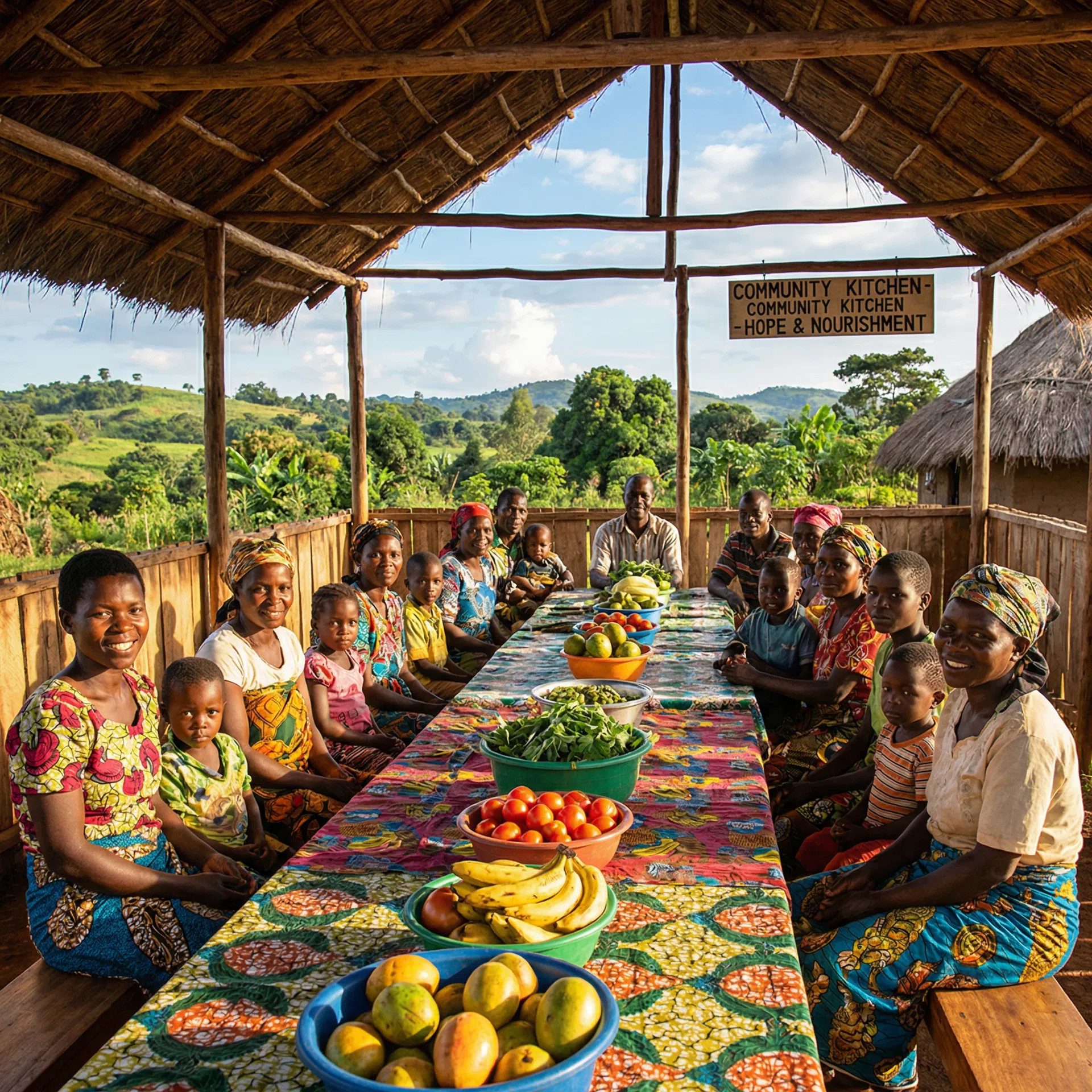 African community feeding centre supported by PlantPal