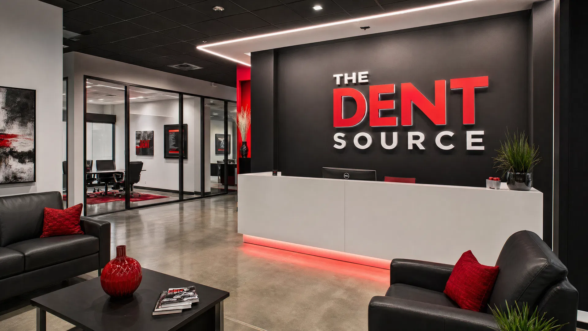 The Dent Source modern office interior