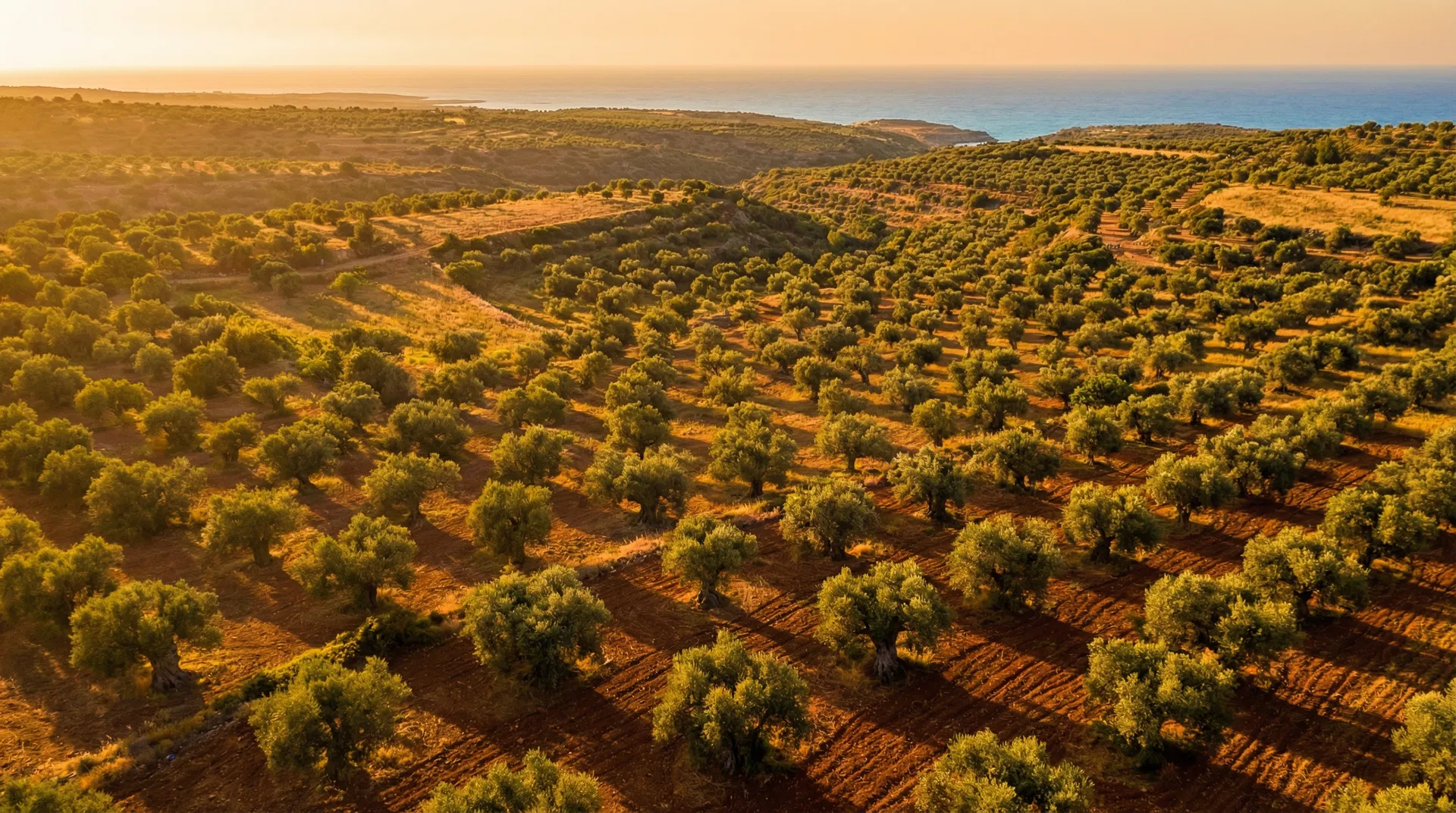 Ancient Cretan olive grove