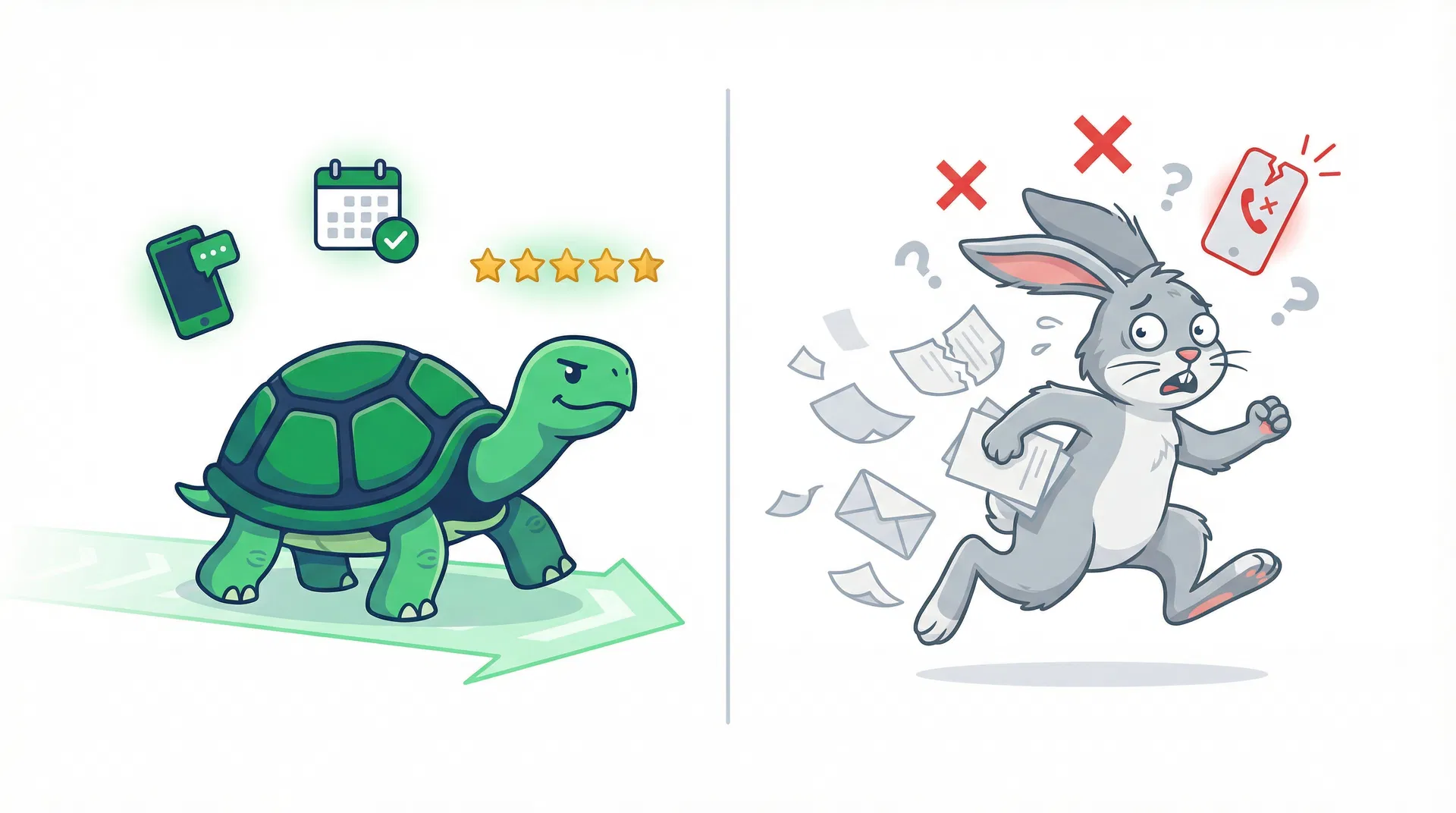 The tortoise approach: systematic revenue recovery vs chaotic manual lead chasing