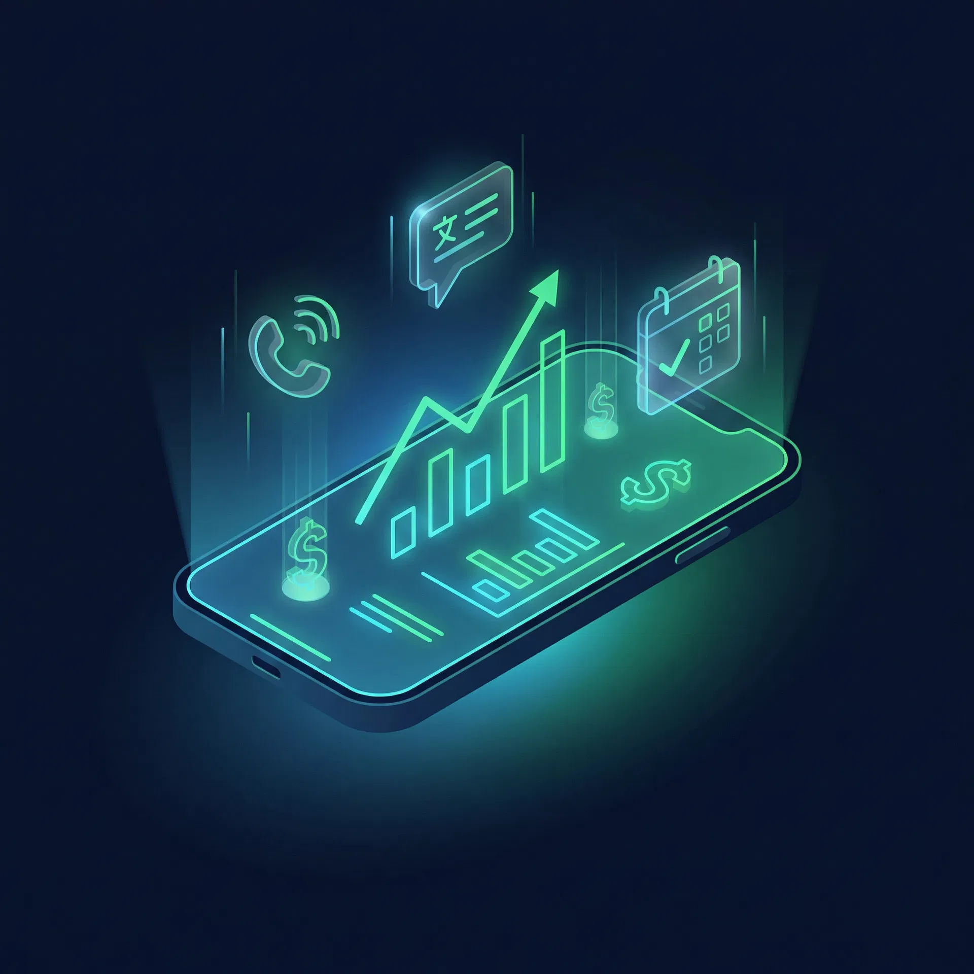 Revenue recovery dashboard illustration