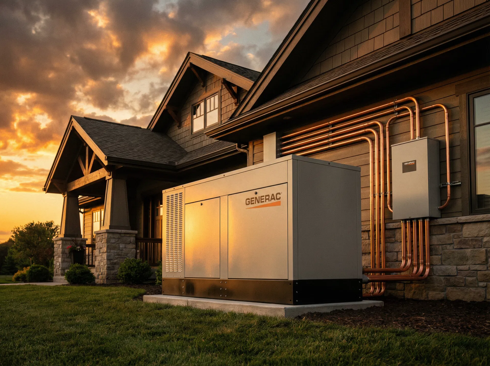 Backup generator installation