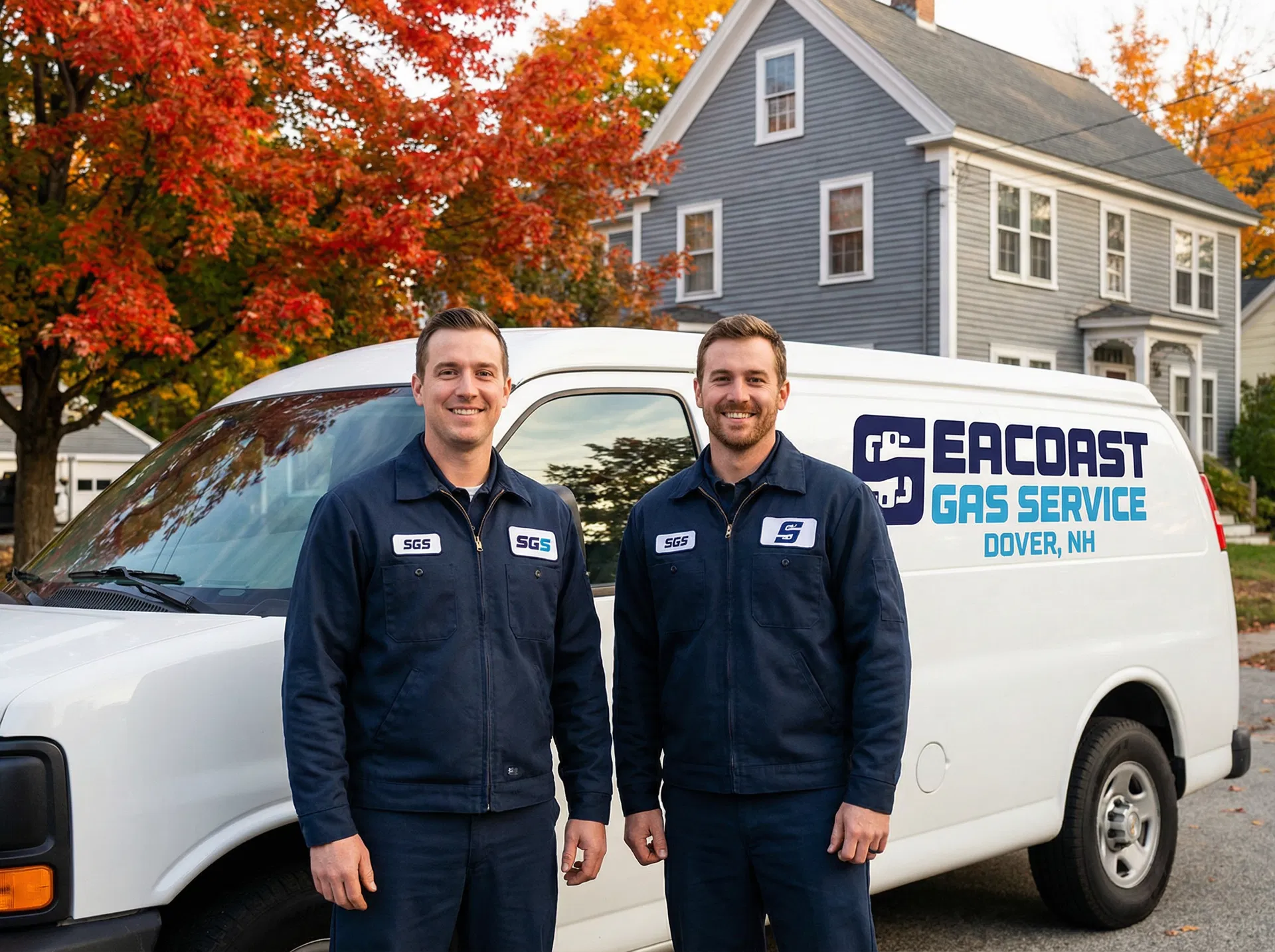 Seacoast Gas Services technicians in Dover, NH