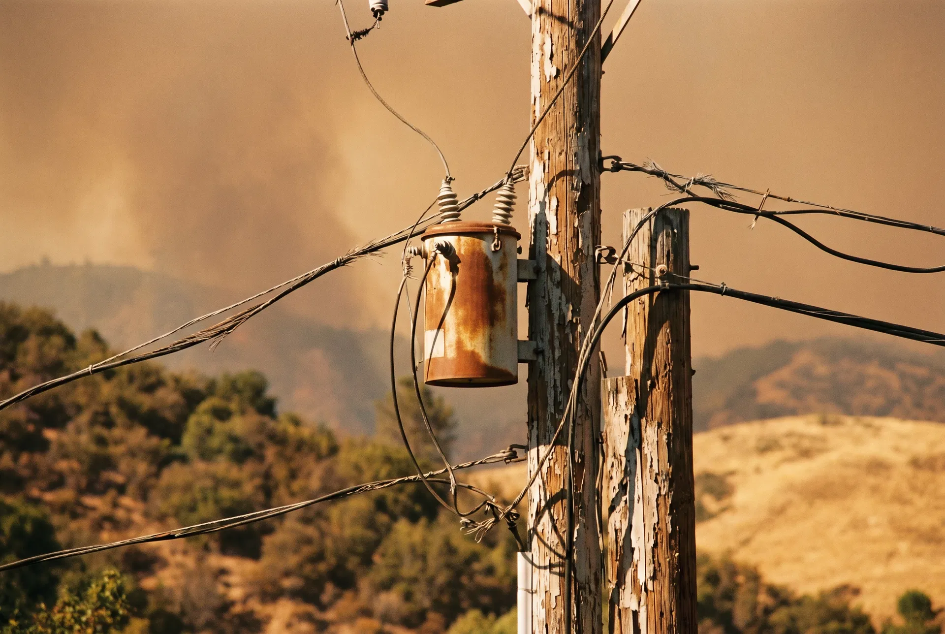 Aging California electrical grid infrastructure