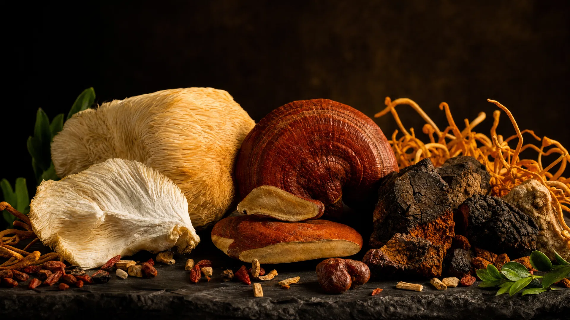 Premium medicinal mushrooms