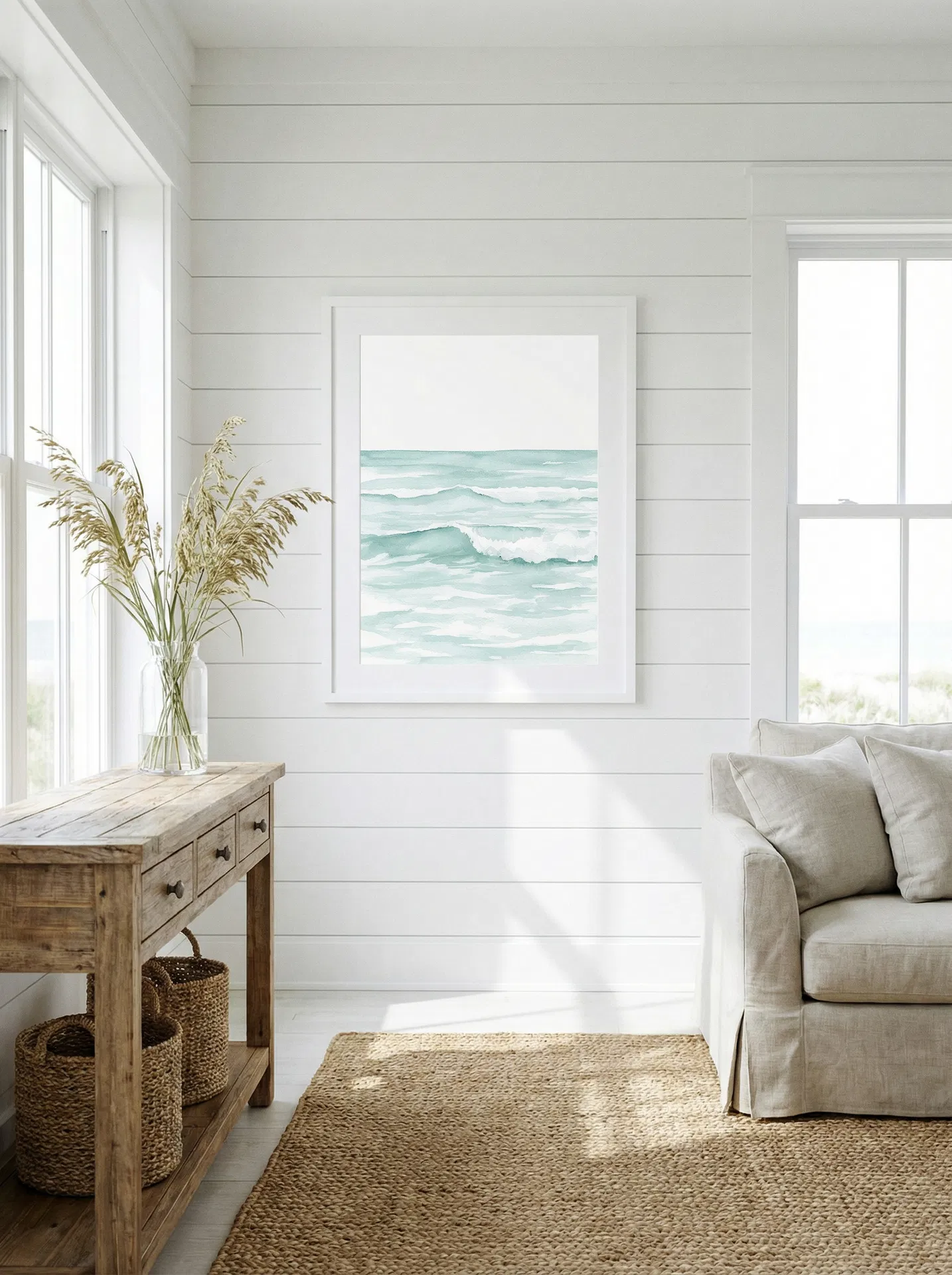 Gentle Waves Matte Poster