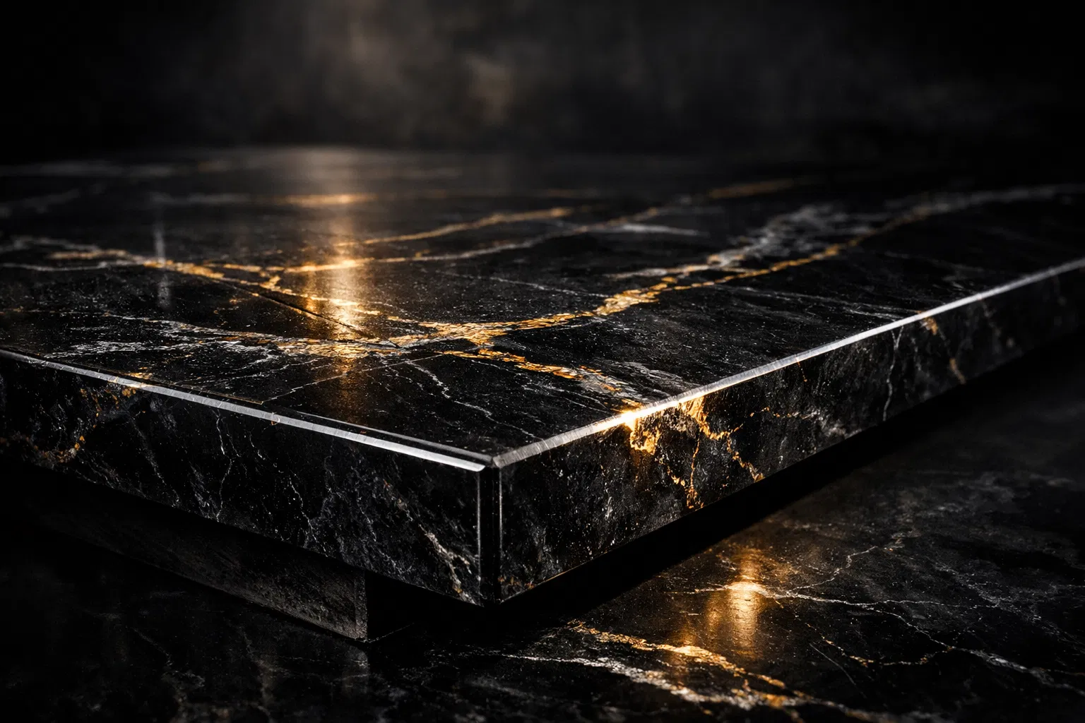 Premium dark granite countertop