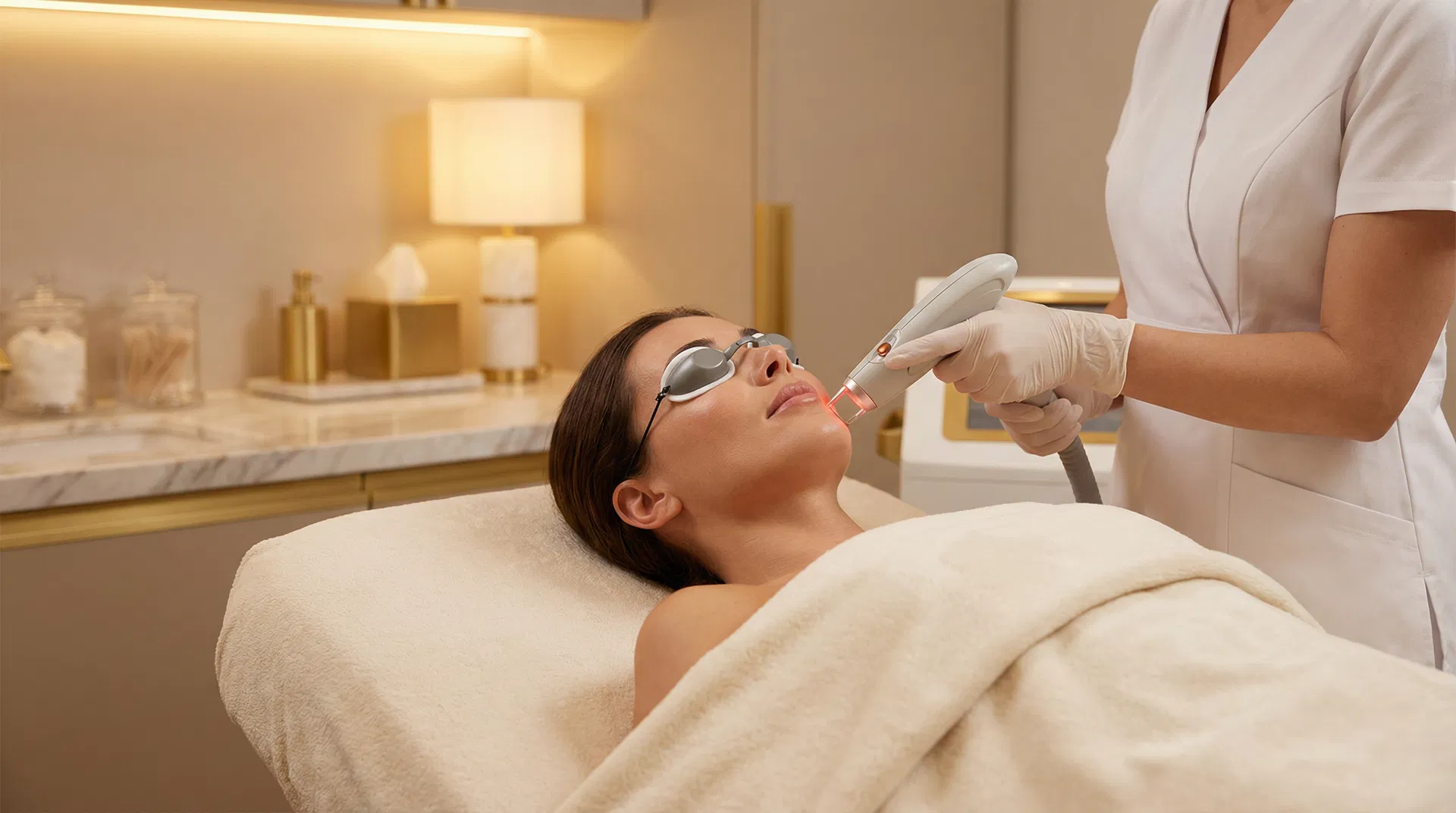 Erbium laser with PRP therapy treatment at Laser and Me NYC medical spa