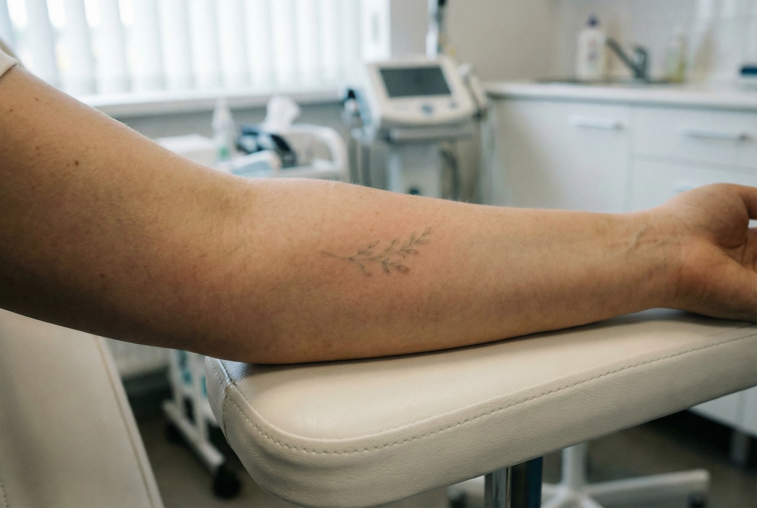 After laser tattoo removal