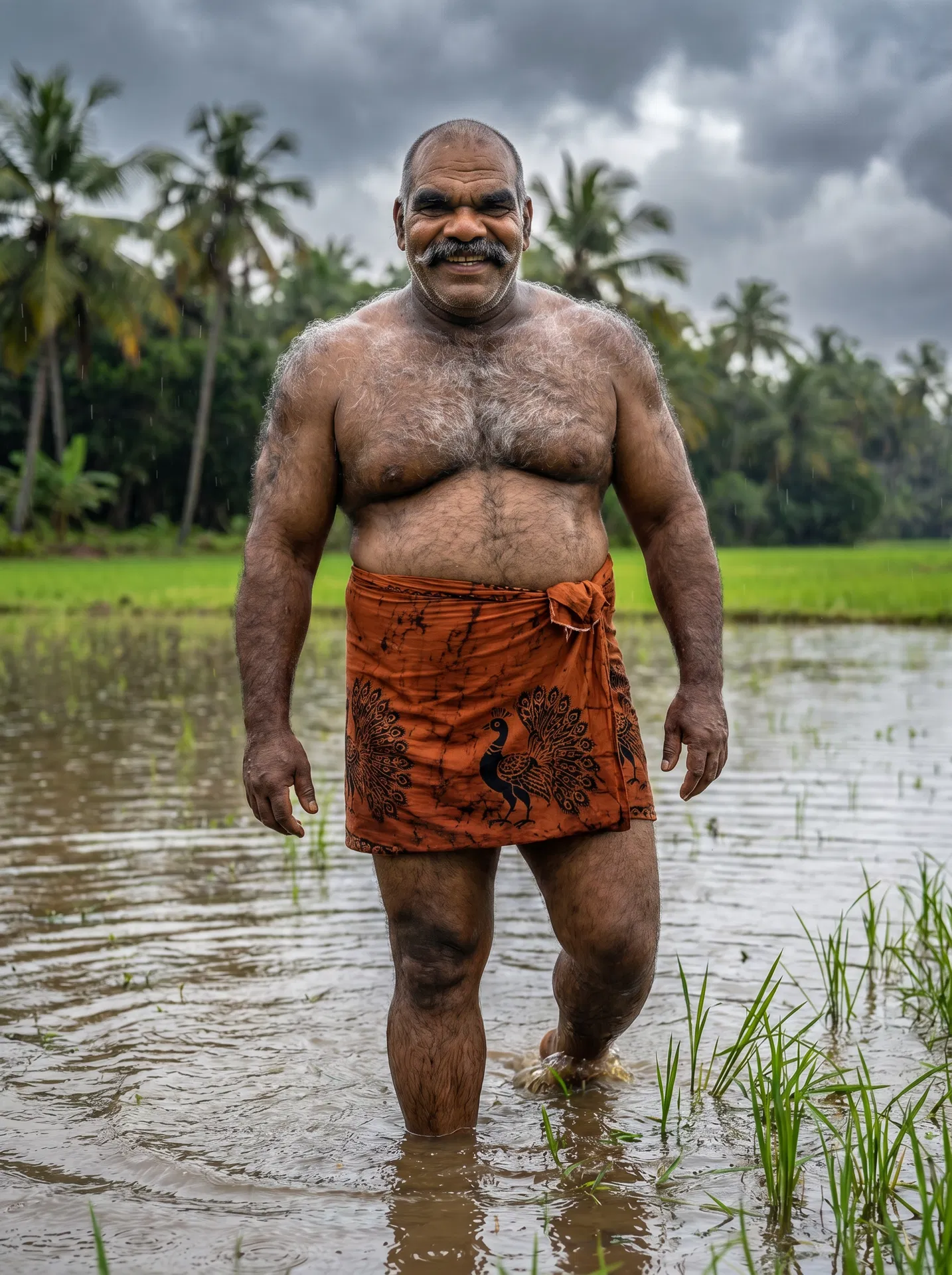 Orange Peacock — Monsoon Field