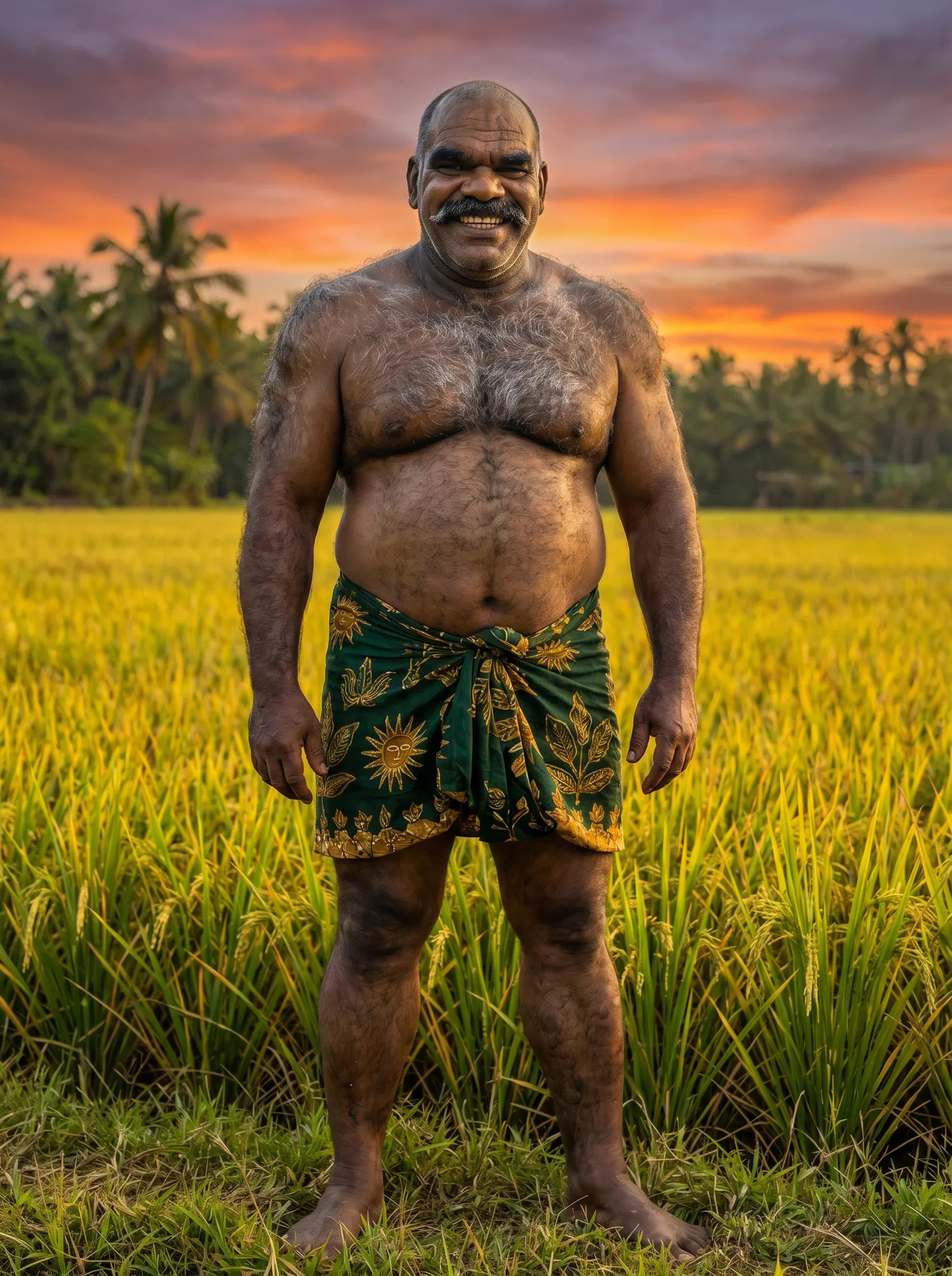 Green Sun — Sunset Field