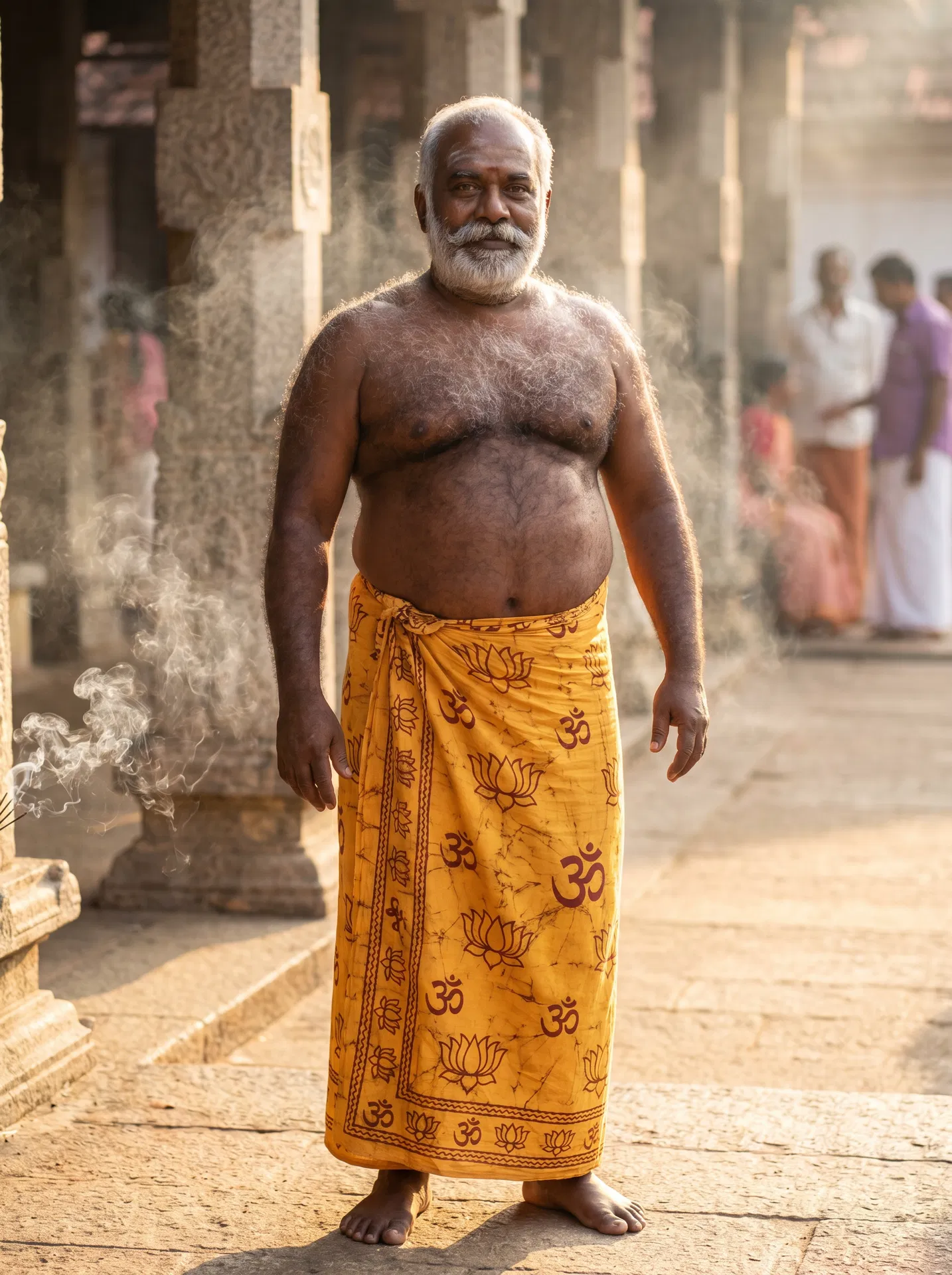 Temple Sunrise — Wise Priest