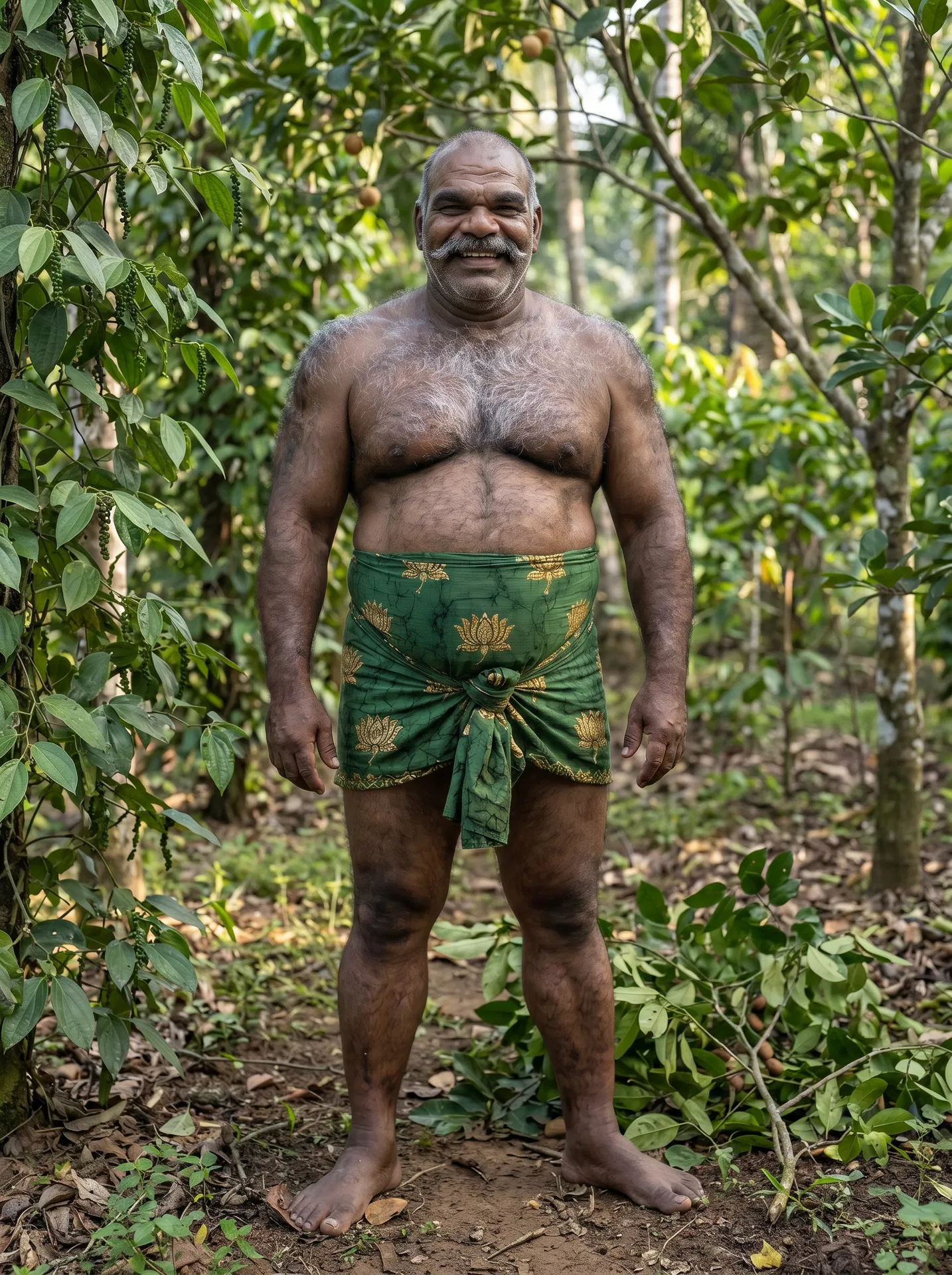 Spice Garden — Self-Knot Green