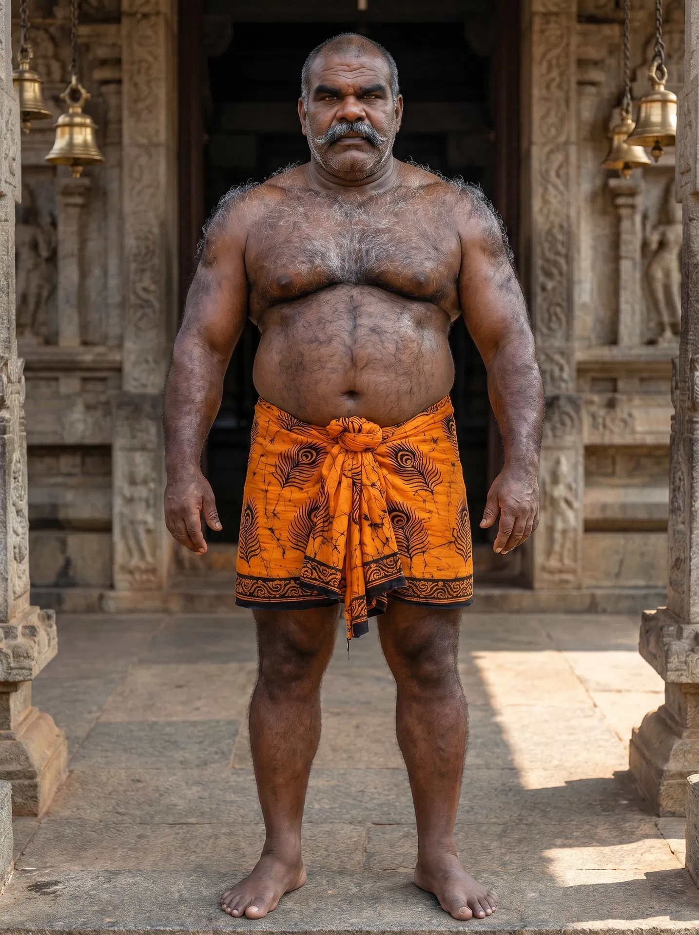 Temple — Self-Knot Orange