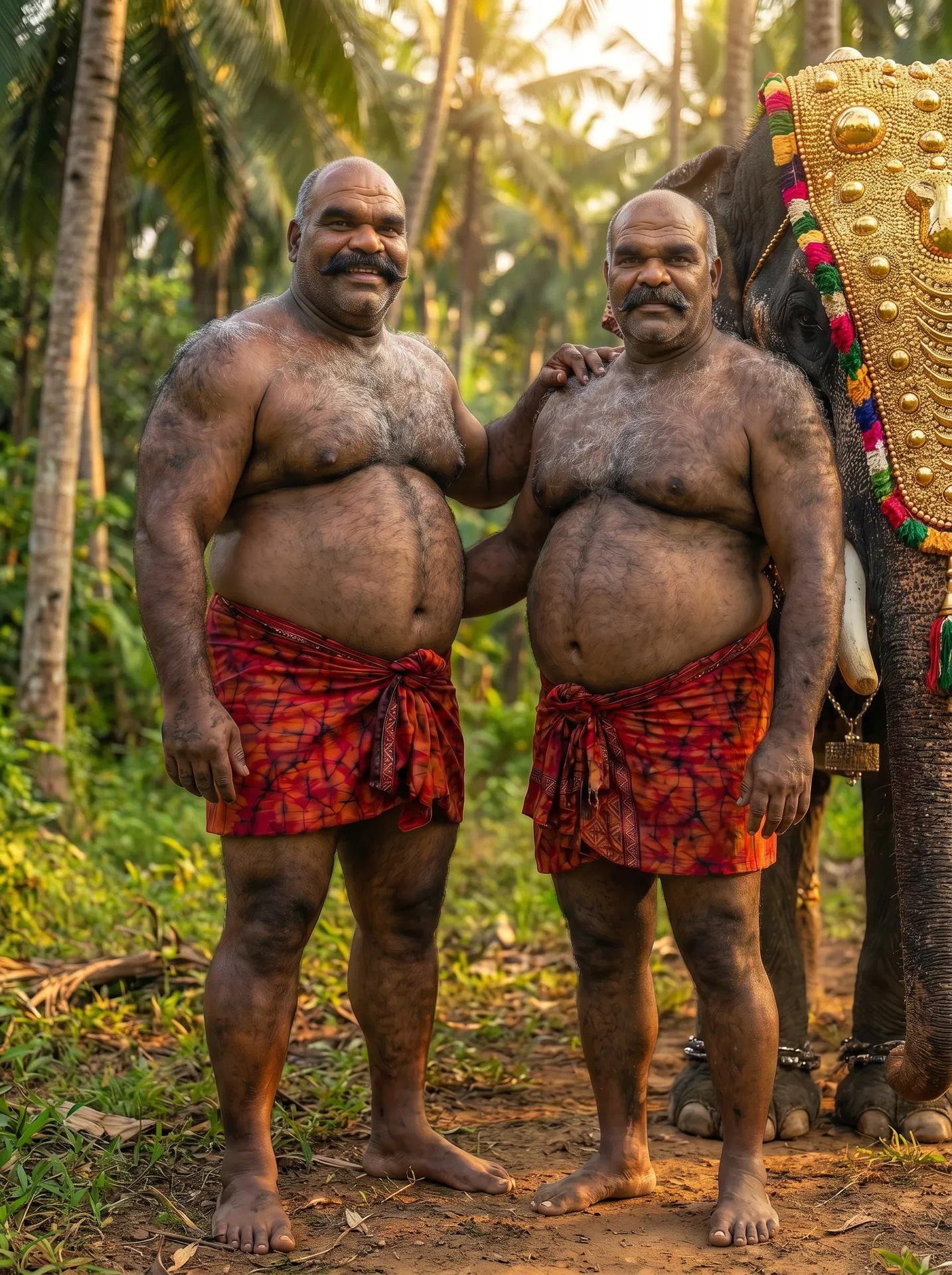 With the Festival Elephant