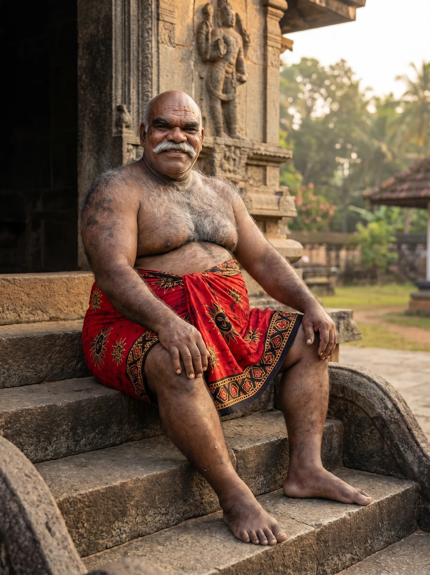 Red Sun — Temple Steps